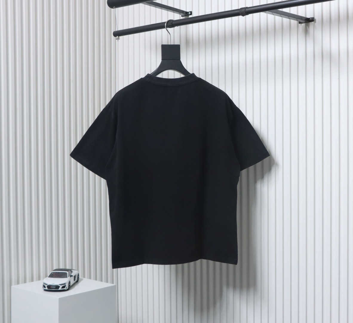 Balenciaga Cracked Print Short Sleeve T-Shirt