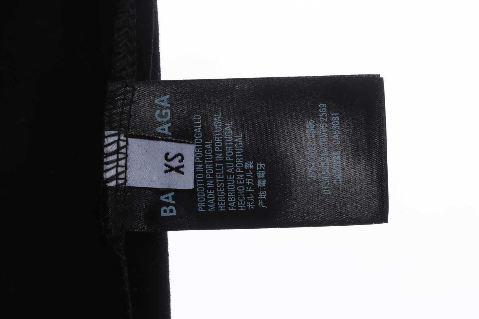 Balenciaga damaged coke wave short sleeves black