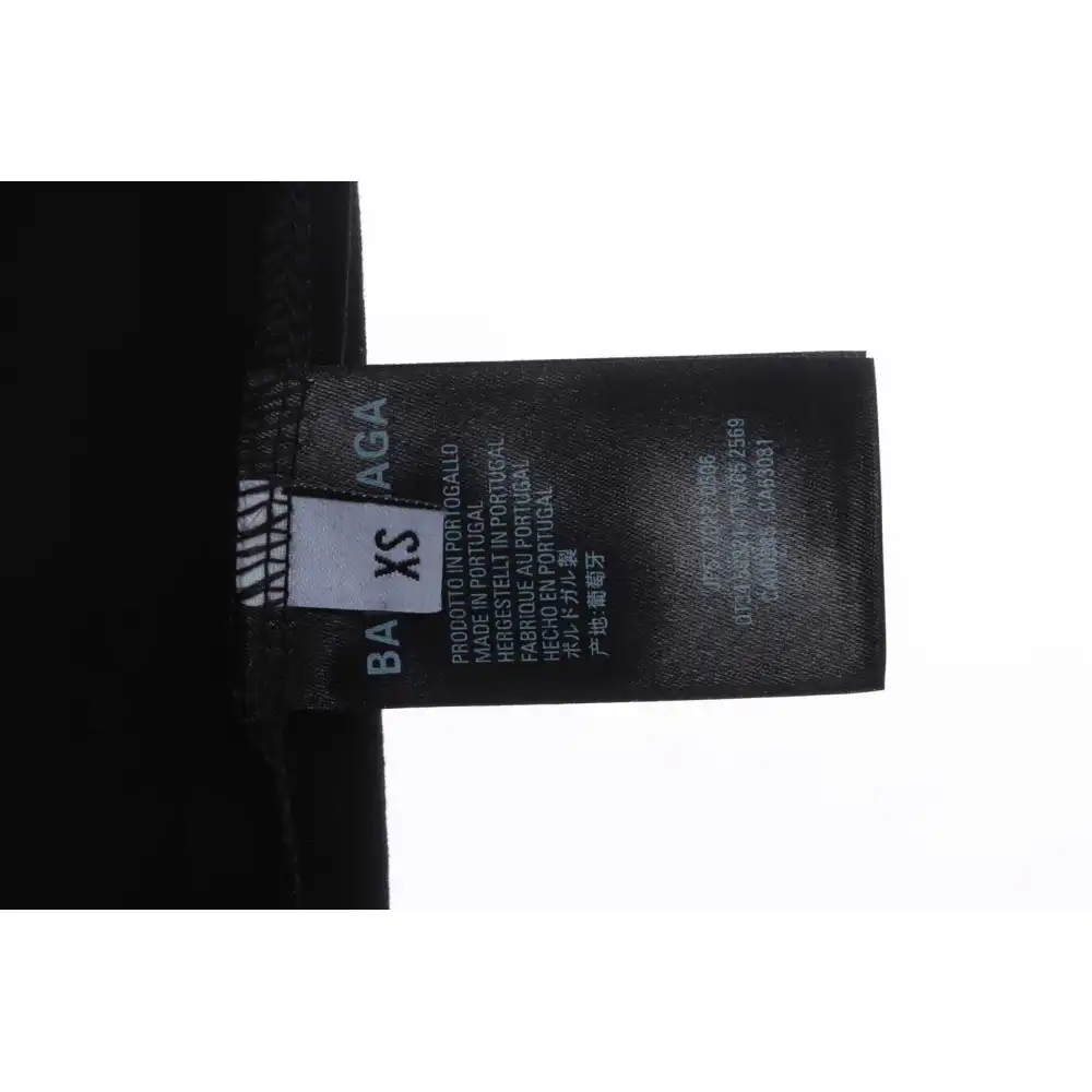 Balenciaga damaged coke wave short sleeves black