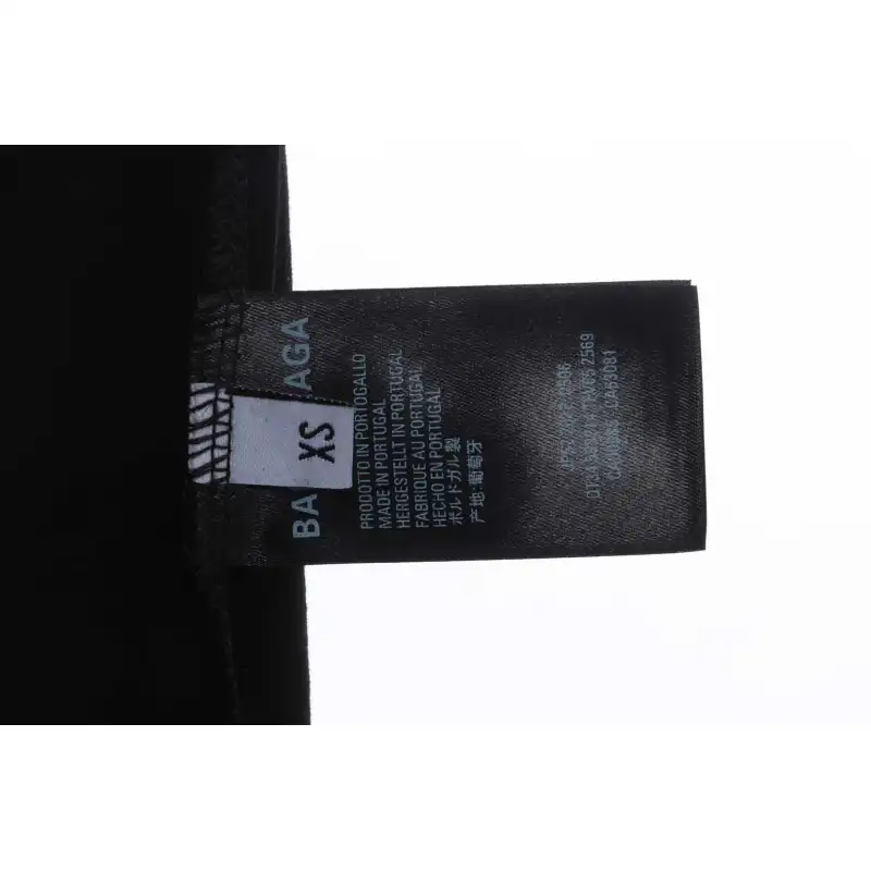Balenciaga damaged coke wave short sleeves black