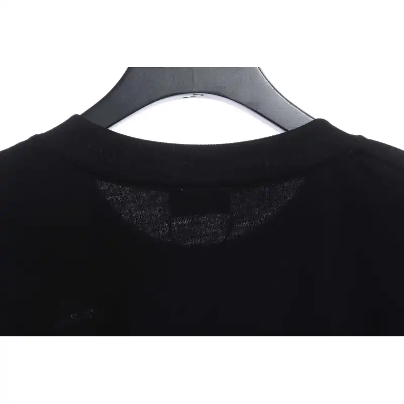 Balenciaga damaged coke wave short sleeves black