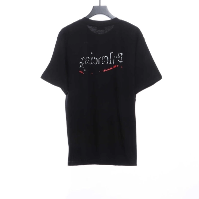 Balenciaga damaged coke wave short sleeves black 02