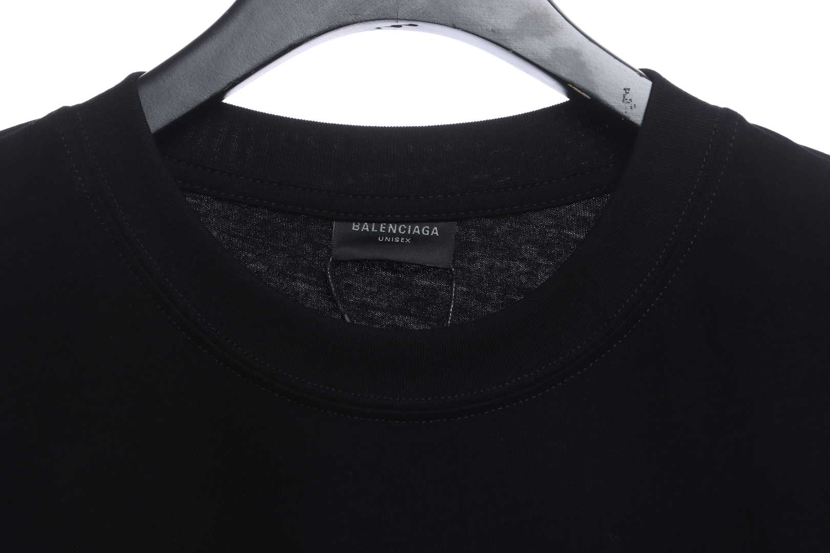 Balenciaga damaged coke wave short sleeves black