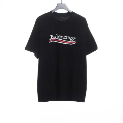 Balenciaga damaged coke wave short sleeves black 01