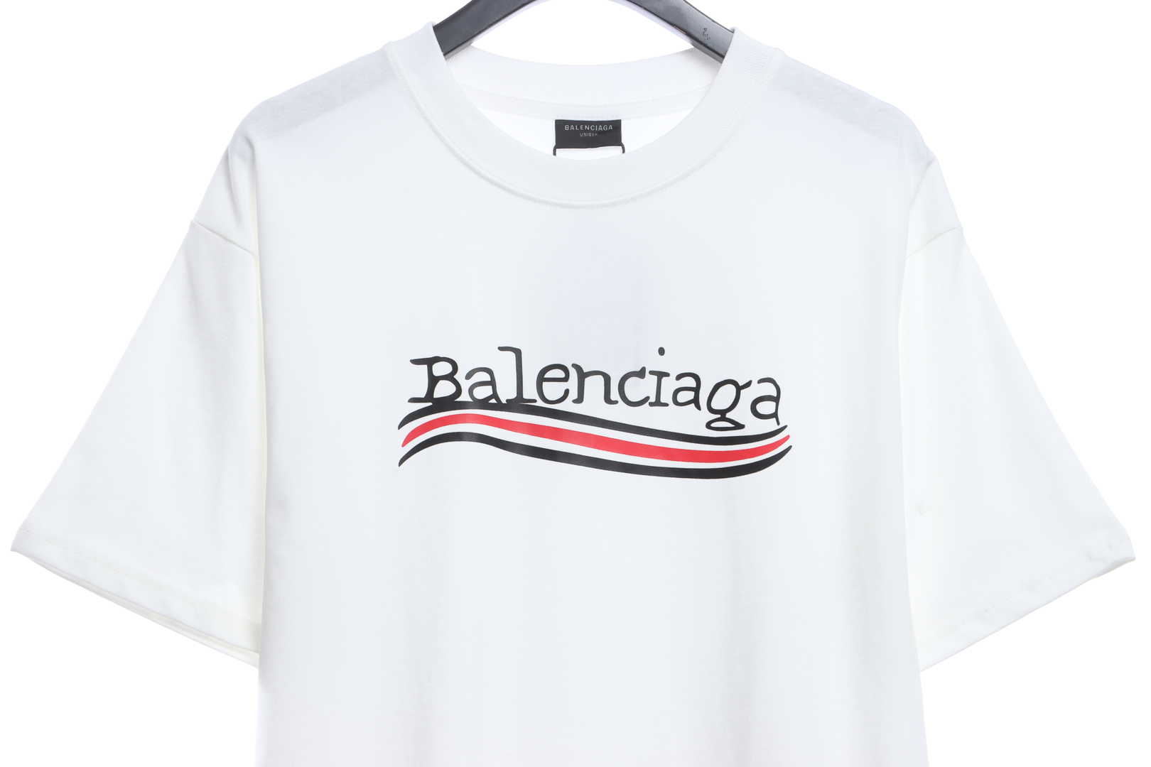 Balenciaga damaged coke wave short sleeves White
