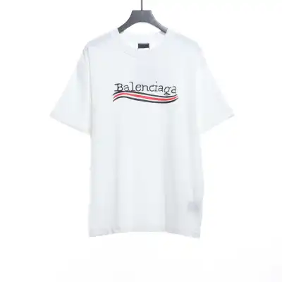 Balenciaga damaged coke wave short sleeves White 01