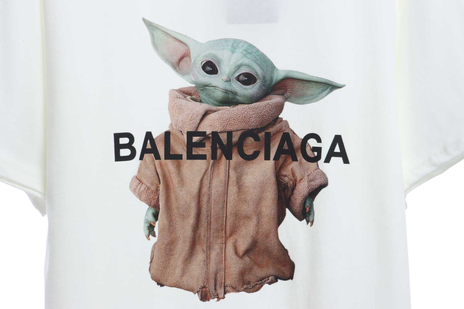 Balenciaga Darling Baby Printed Short Sleeve White