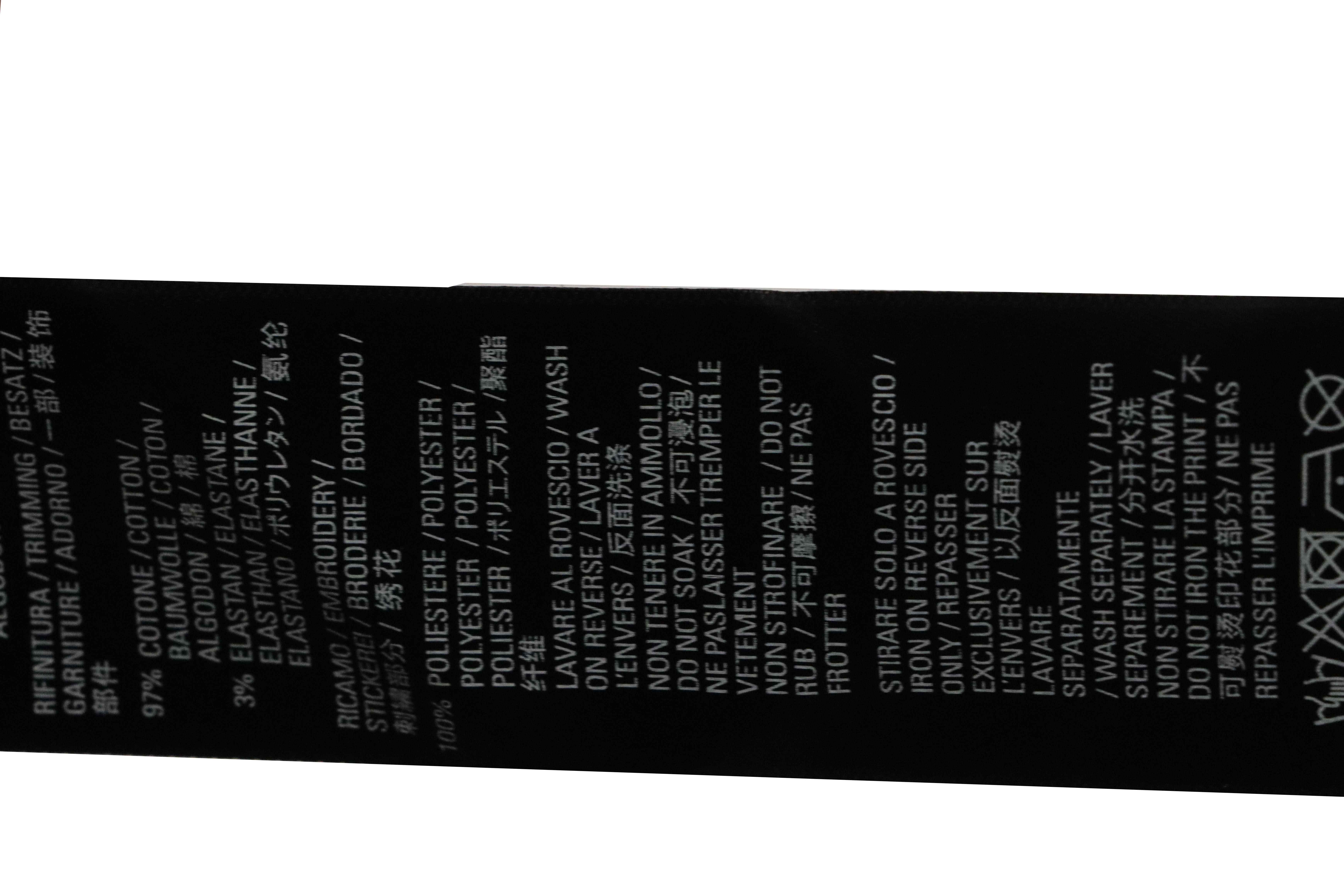 Balenciaga Distressed 1917 Wheat Ear Short Sleeves Black and Gray