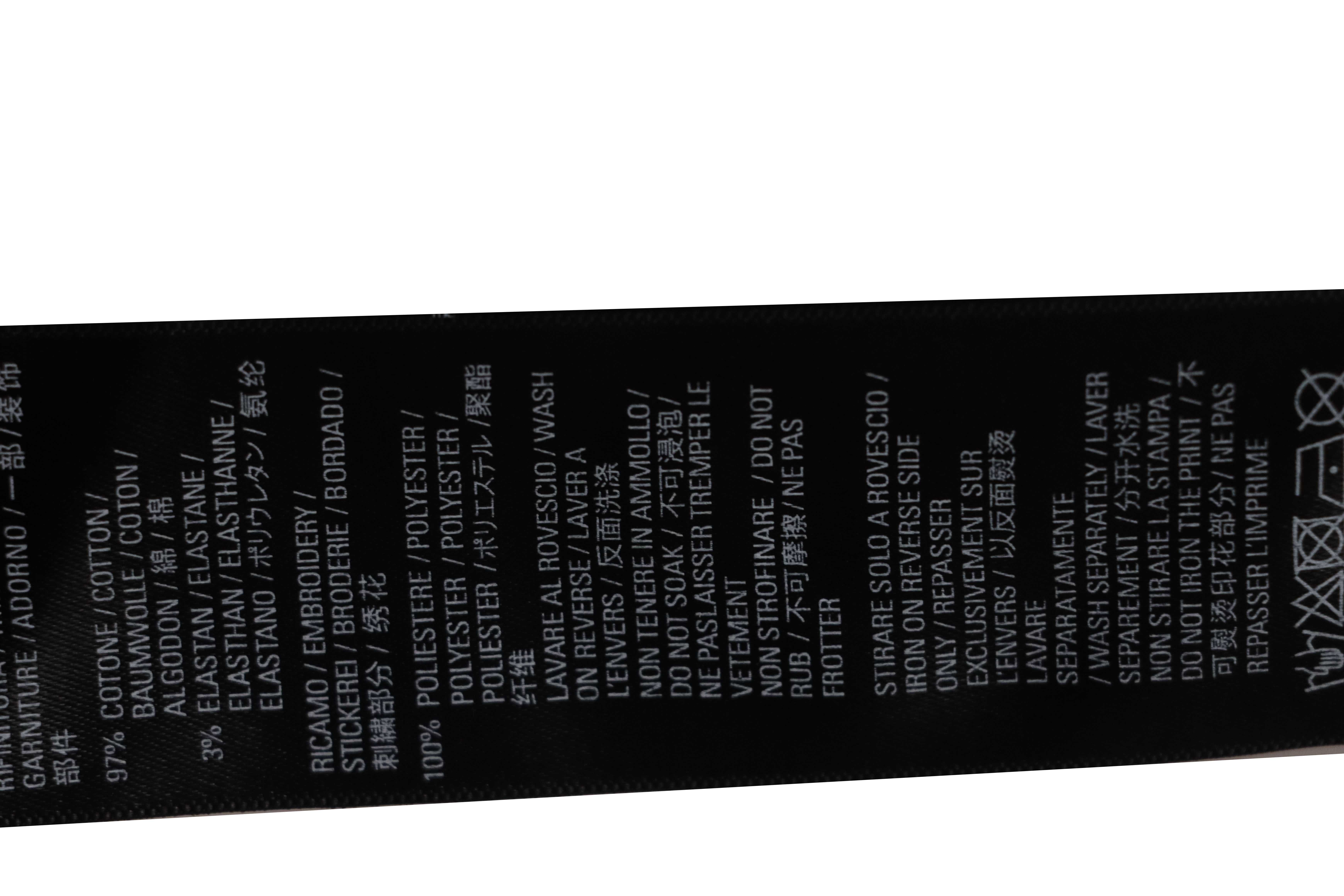 Balenciaga distressed flame double ring short sleeve blue