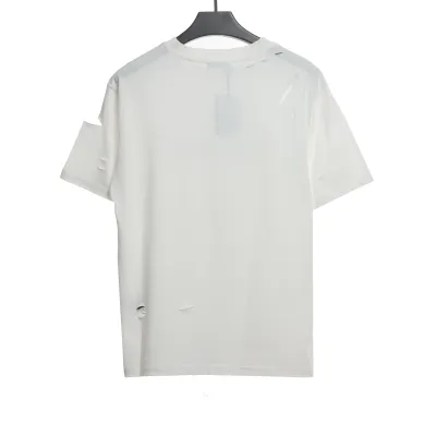 Balenciaga distressed short sleeves white 02