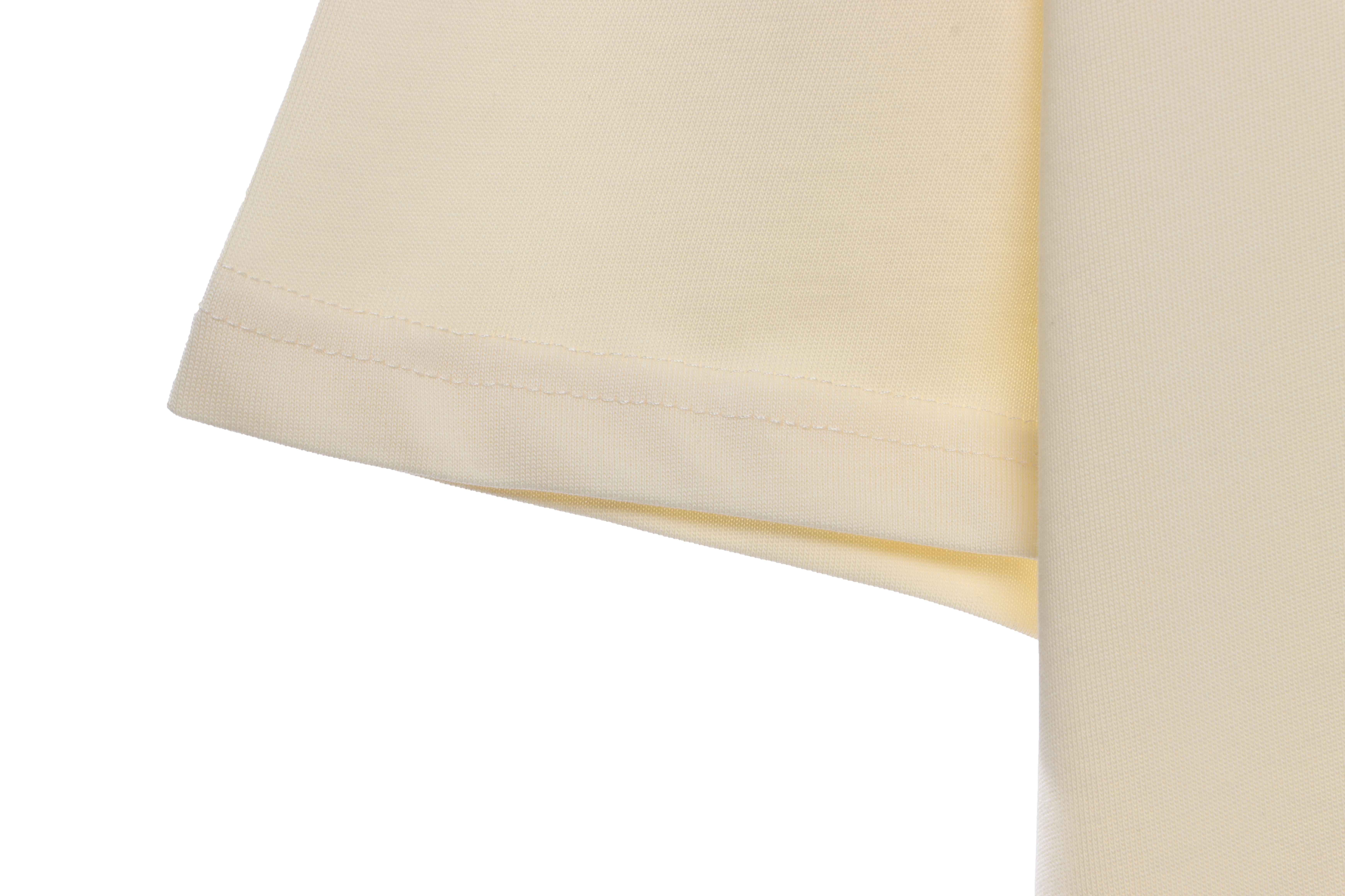 Balenciaga embroidered scissors and wheat ears LOGO short sleeve