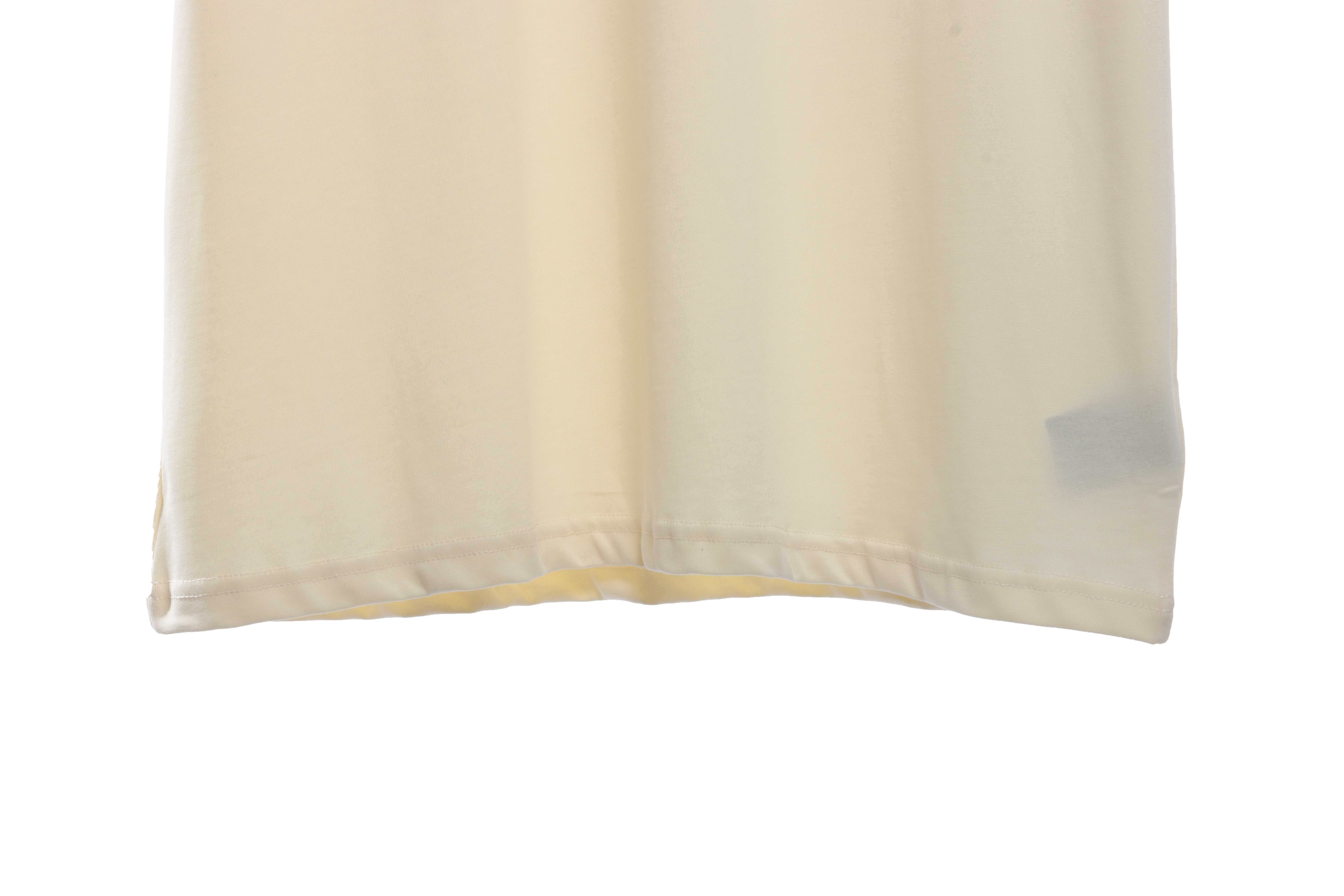 Balenciaga embroidered scissors and wheat ears LOGO short sleeve