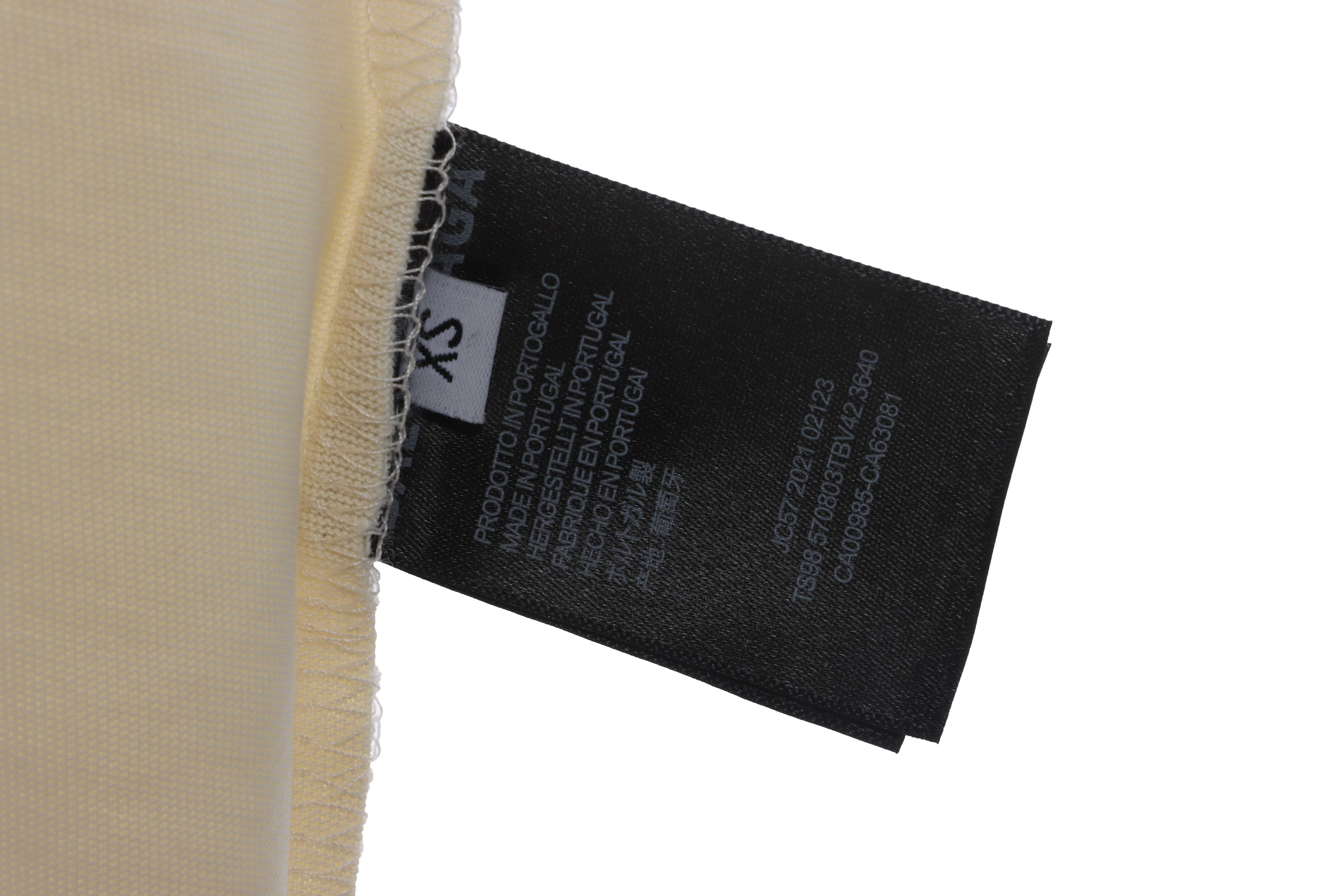 Balenciaga embroidered scissors and wheat ears LOGO short sleeve