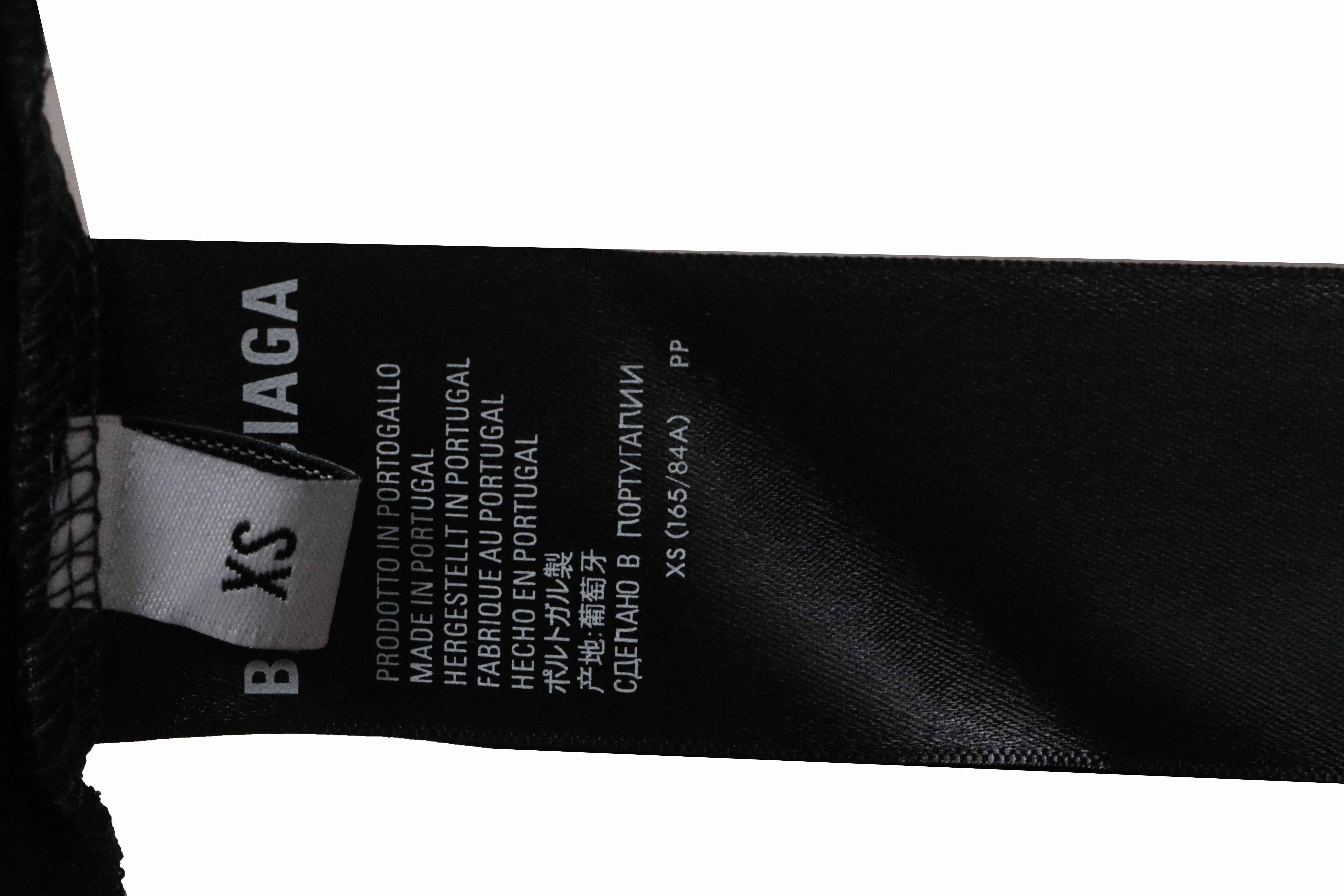 Balenciaga fuzzy cola print short-sleeves dark blue