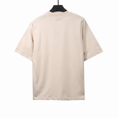 Balenciaga fuzzy cola print short-sleeves White 02