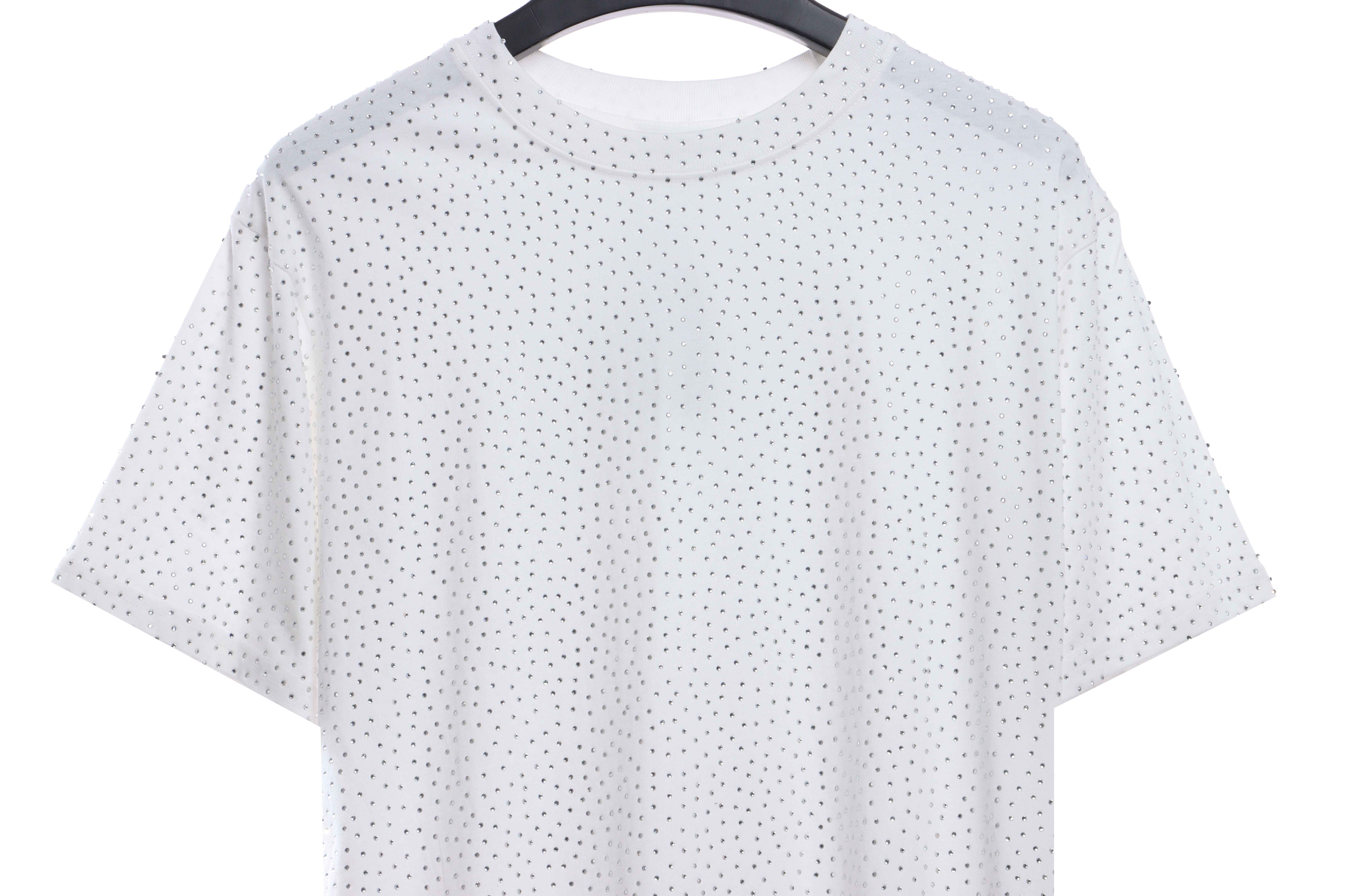 Balenciaga Gypsophila hot diamond distressed short sleeves white