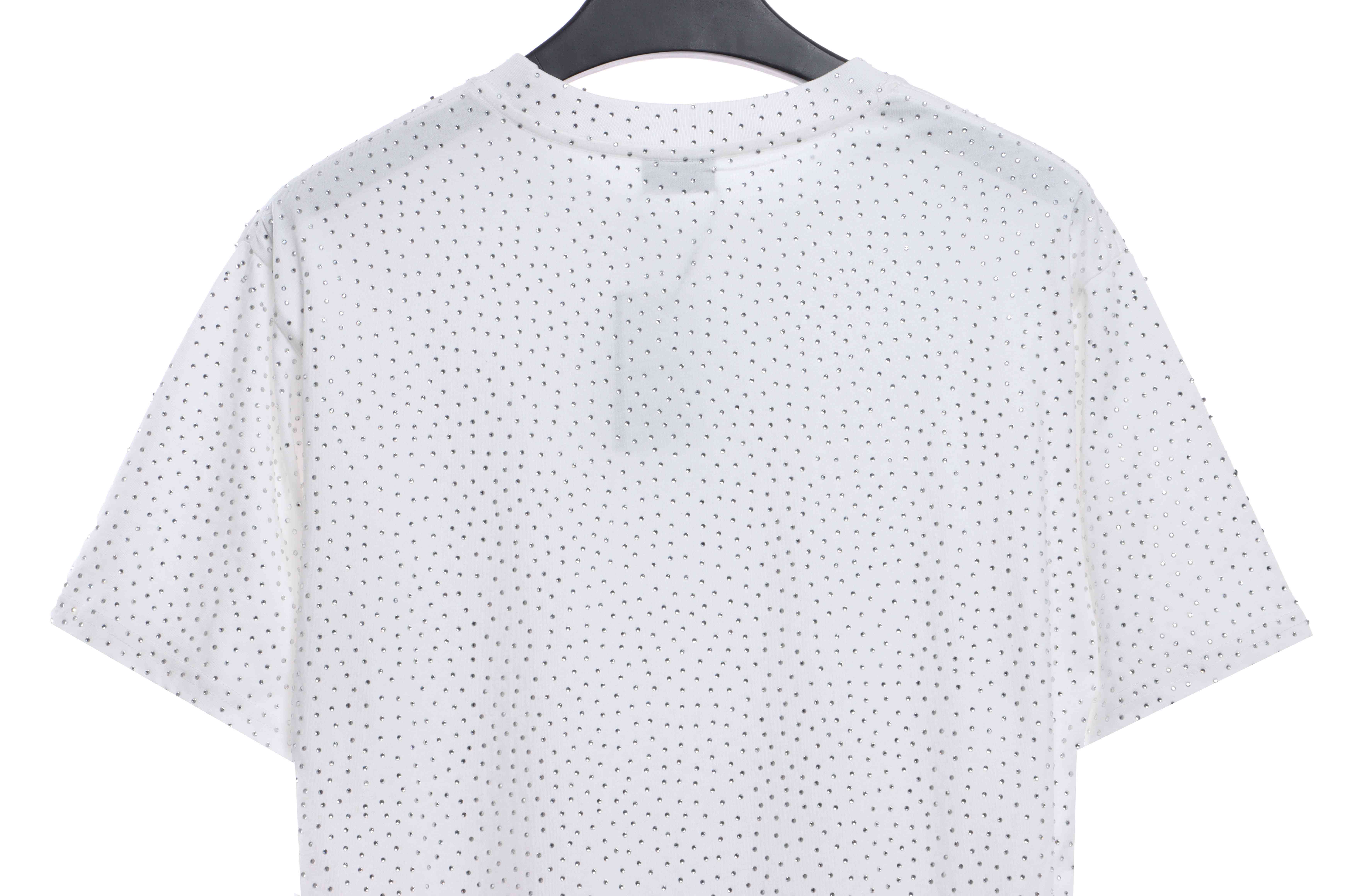 Balenciaga Gypsophila hot diamond distressed short sleeves white