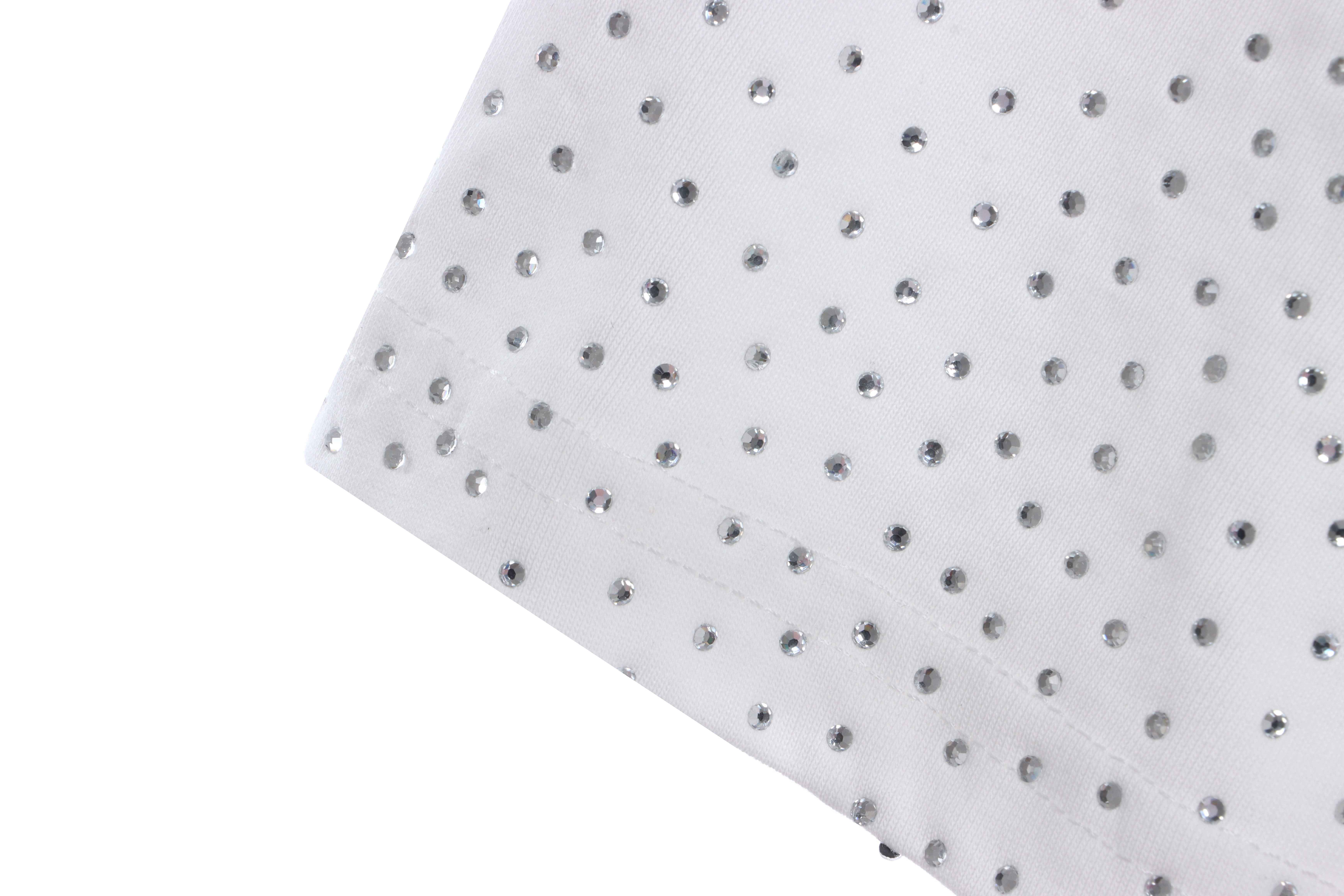 Balenciaga Gypsophila hot diamond distressed short sleeves white