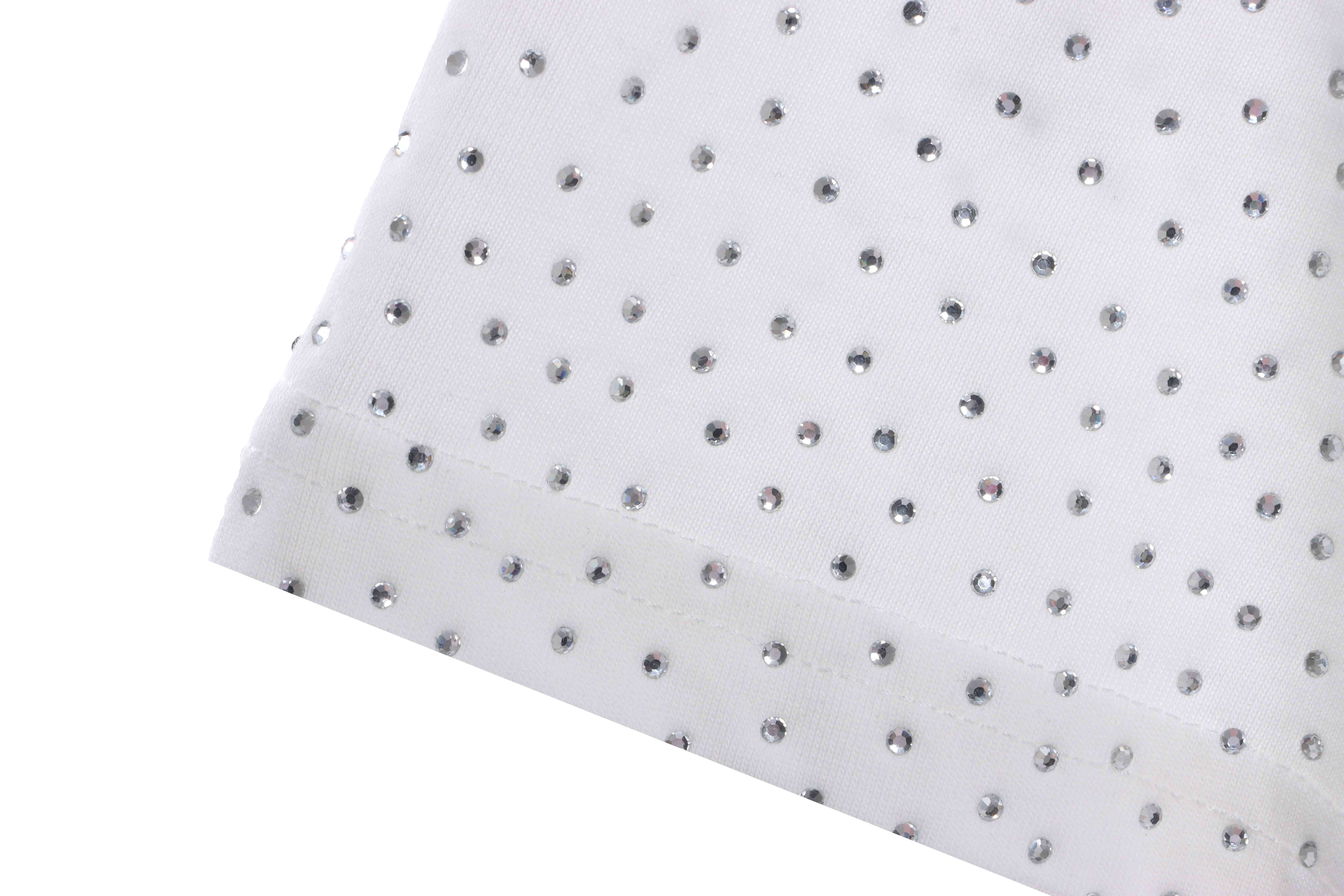 Balenciaga Gypsophila hot diamond distressed short sleeves white