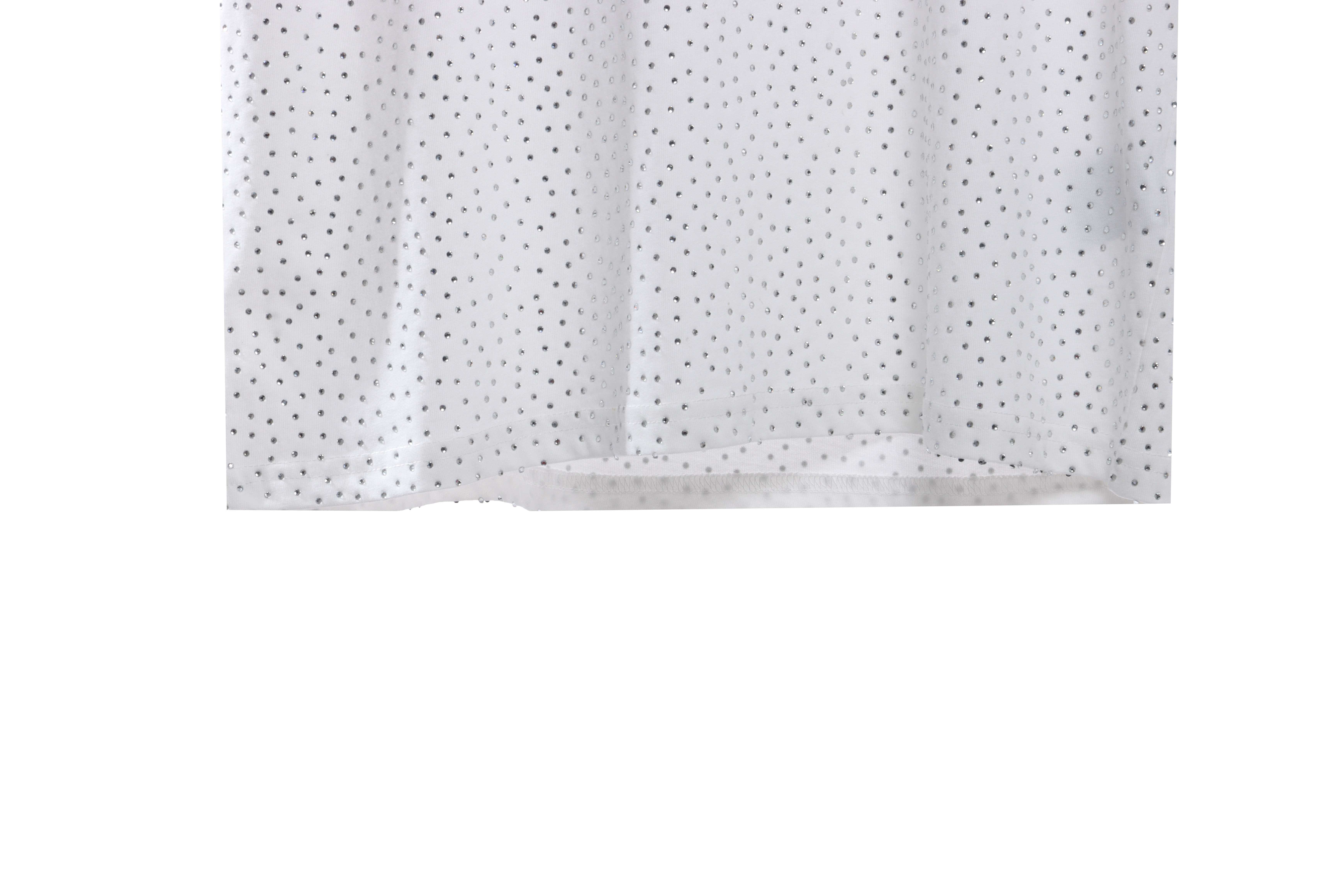 Balenciaga Gypsophila hot diamond distressed short sleeves white