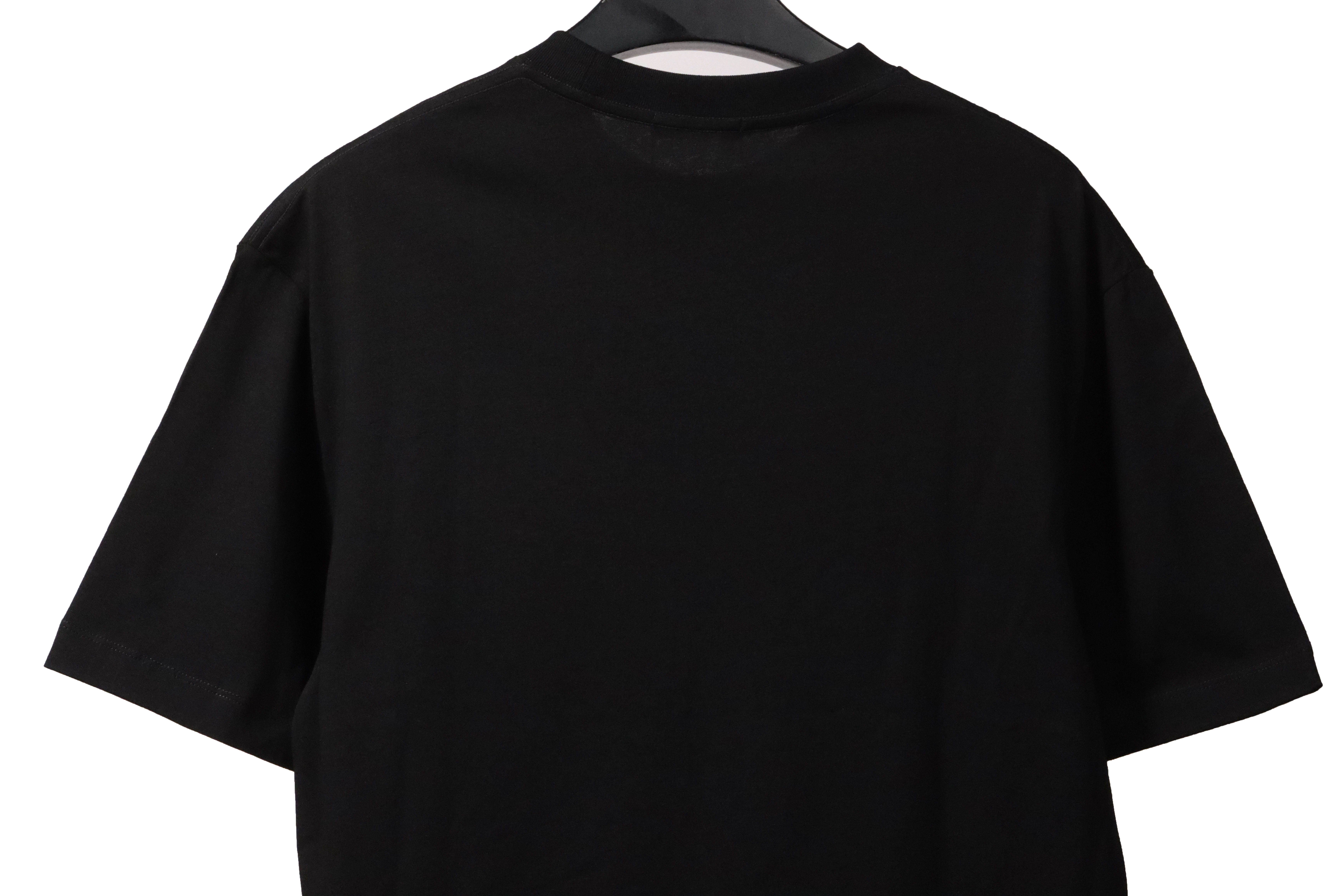 Balenciaga Limited Edition Tape Embossed Short Sleeve black