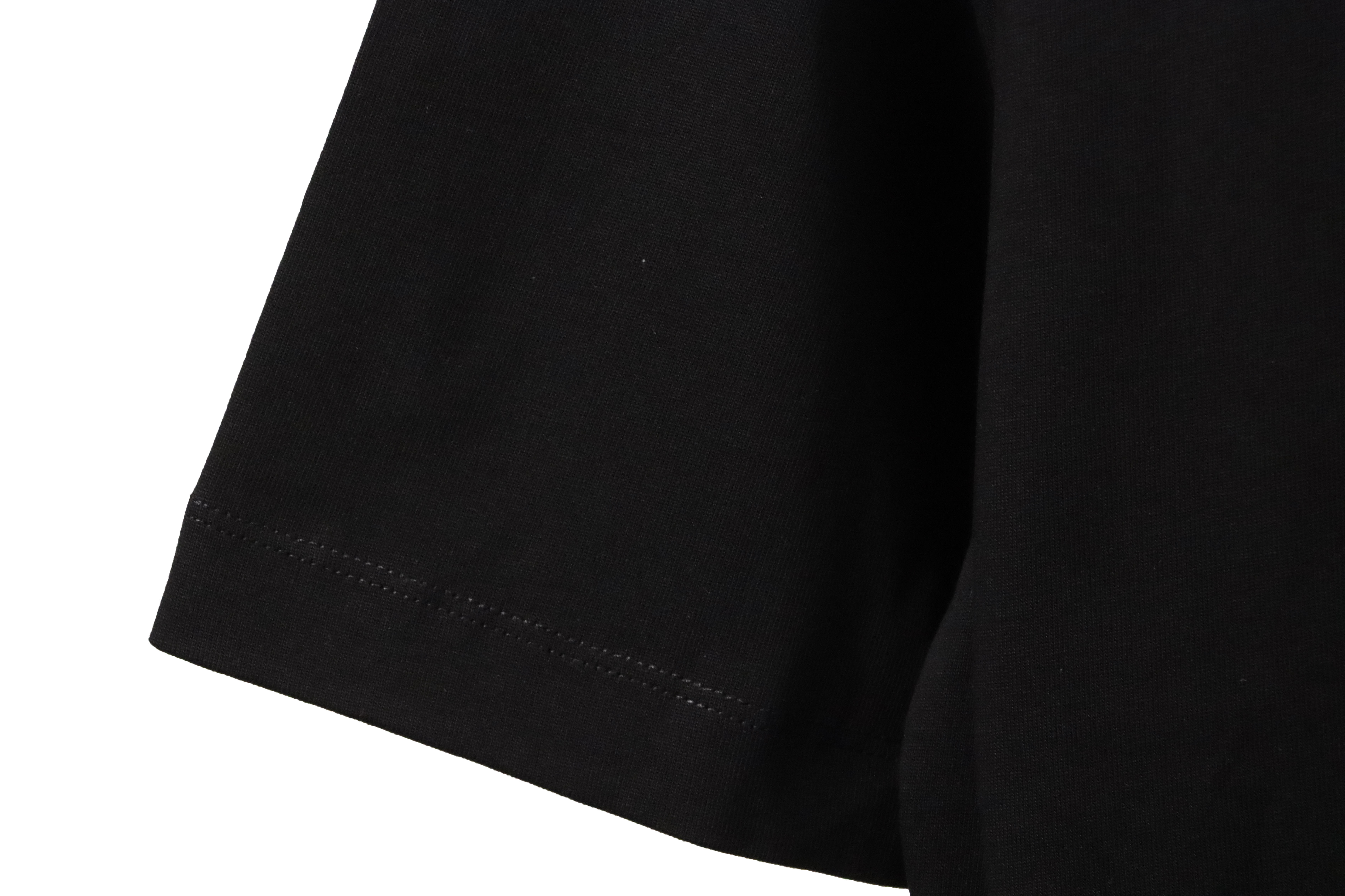 Balenciaga Limited Edition Tape Embossed Short Sleeve black