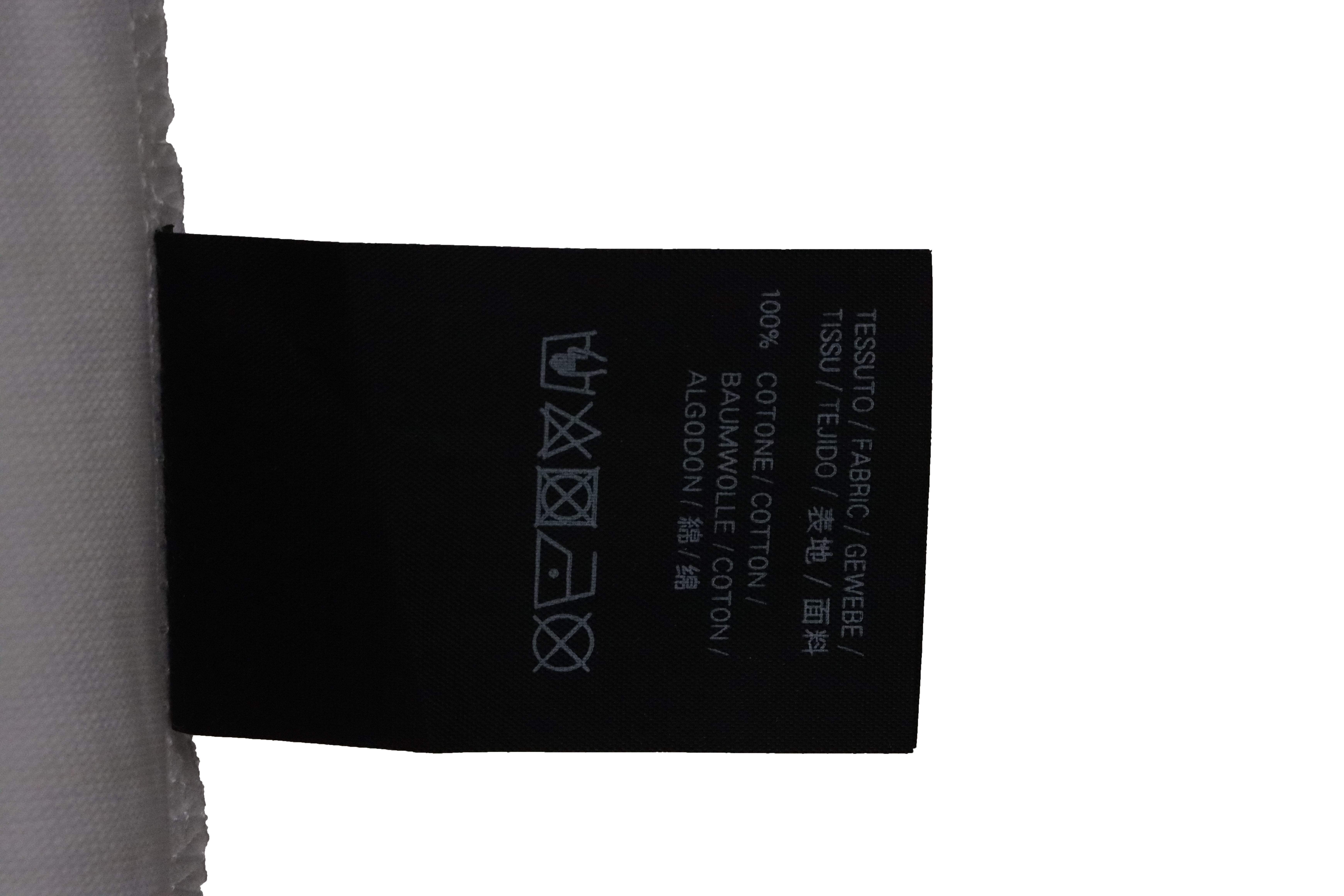 Balenciaga Limited Edition Tape Embossed Short Sleeve White