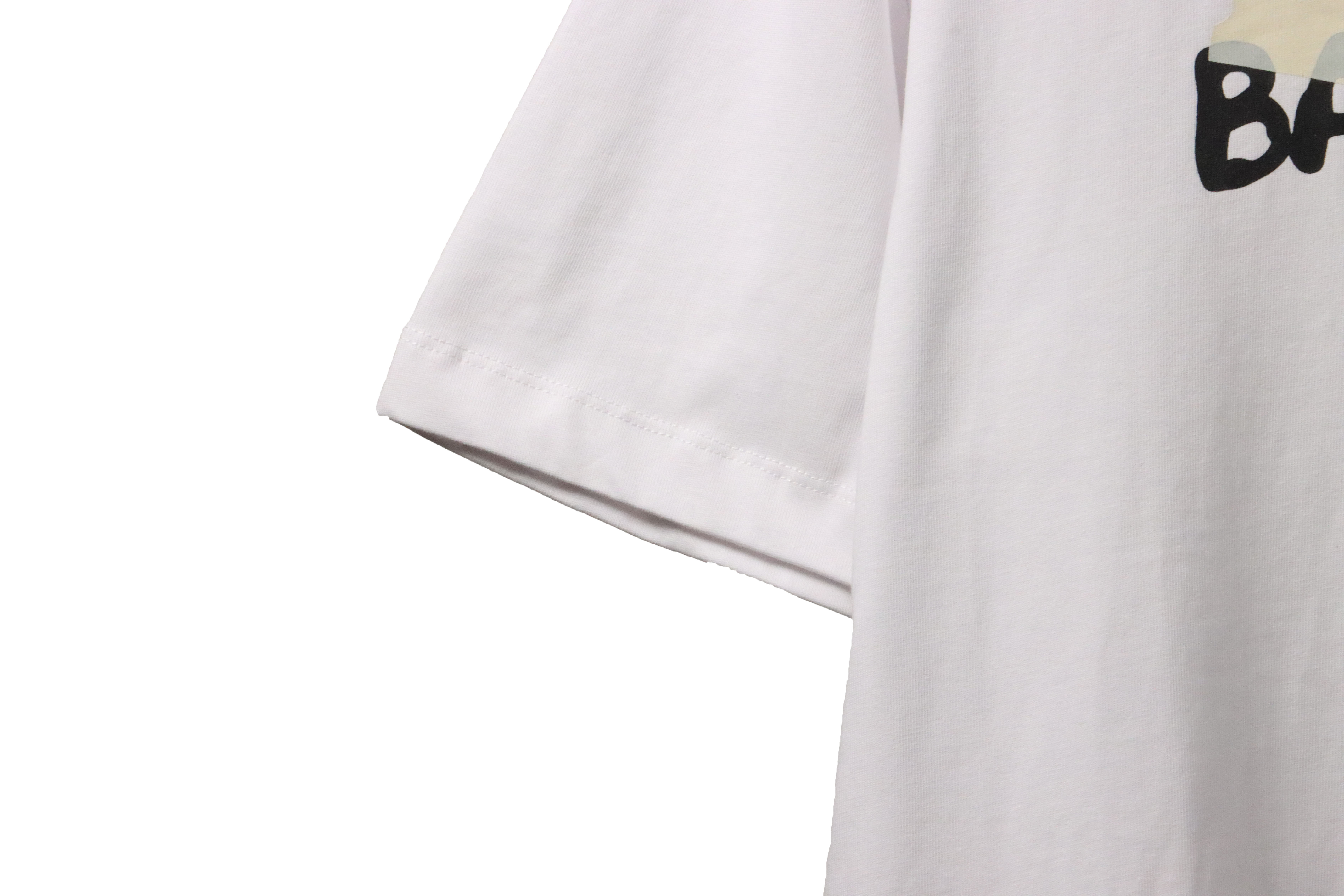 Balenciaga Limited Edition Tape Embossed Short Sleeve White