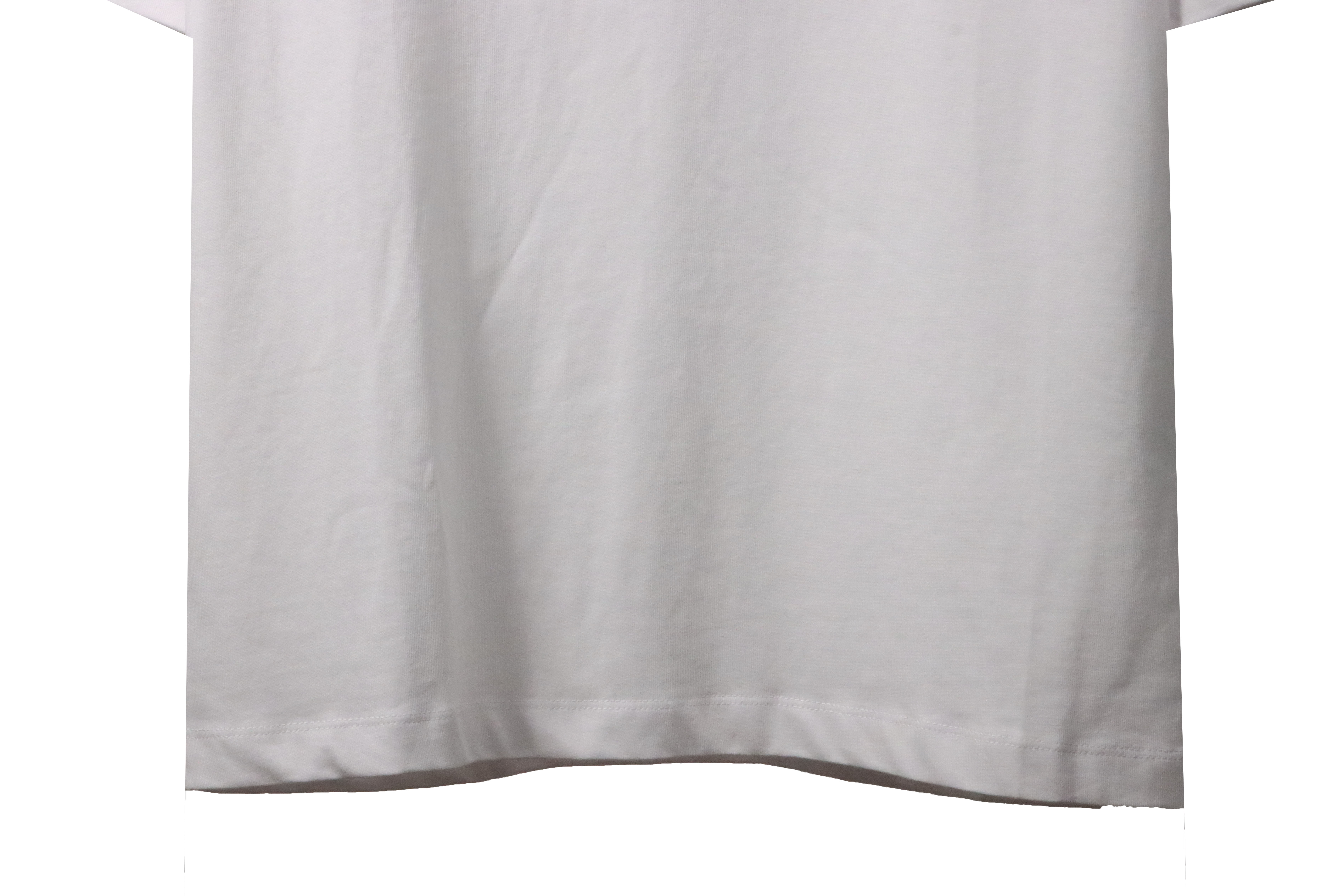 Balenciaga Limited Edition Tape Embossed Short Sleeve White