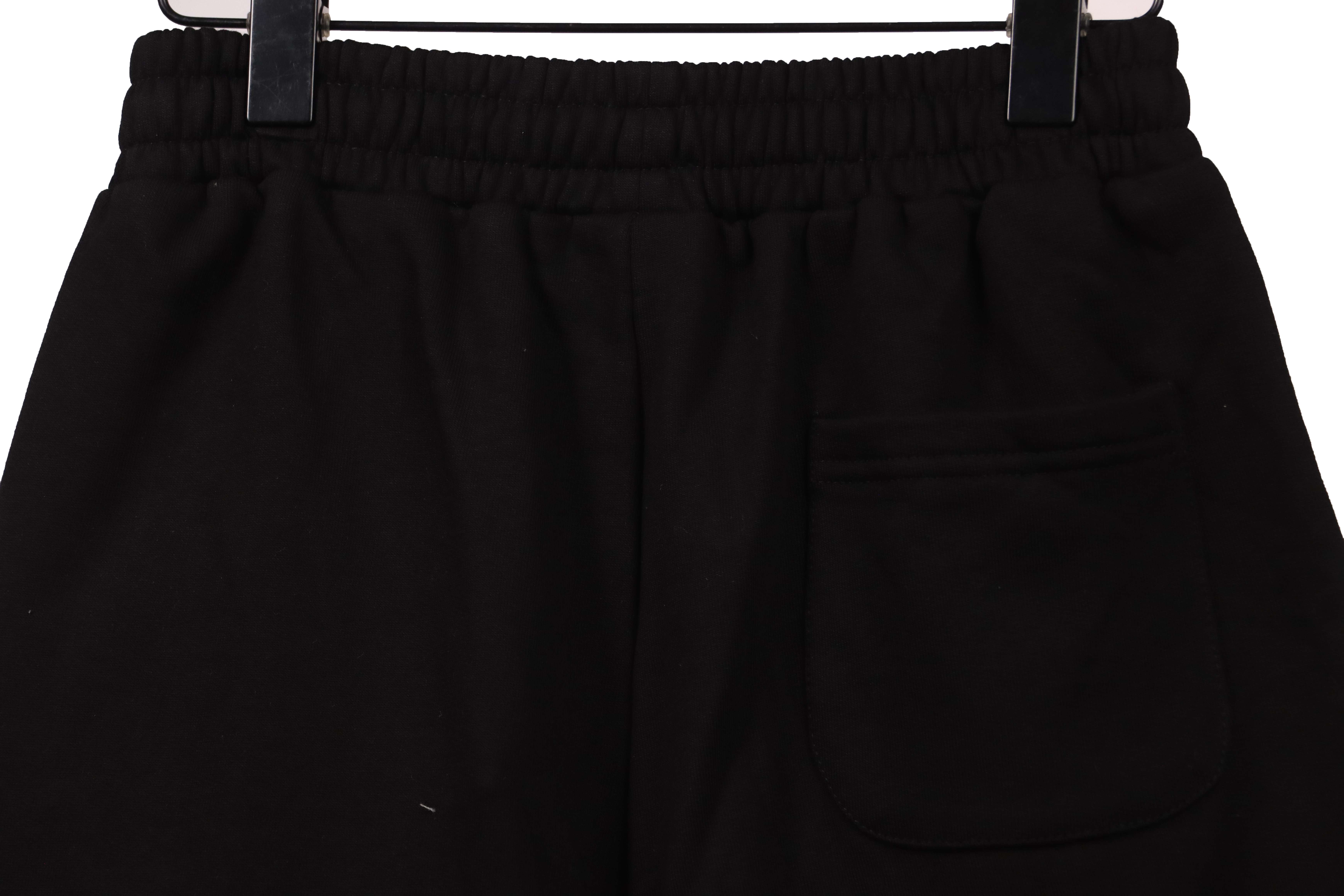 Balenciaga Lockheed Signature Tape Shorts Black