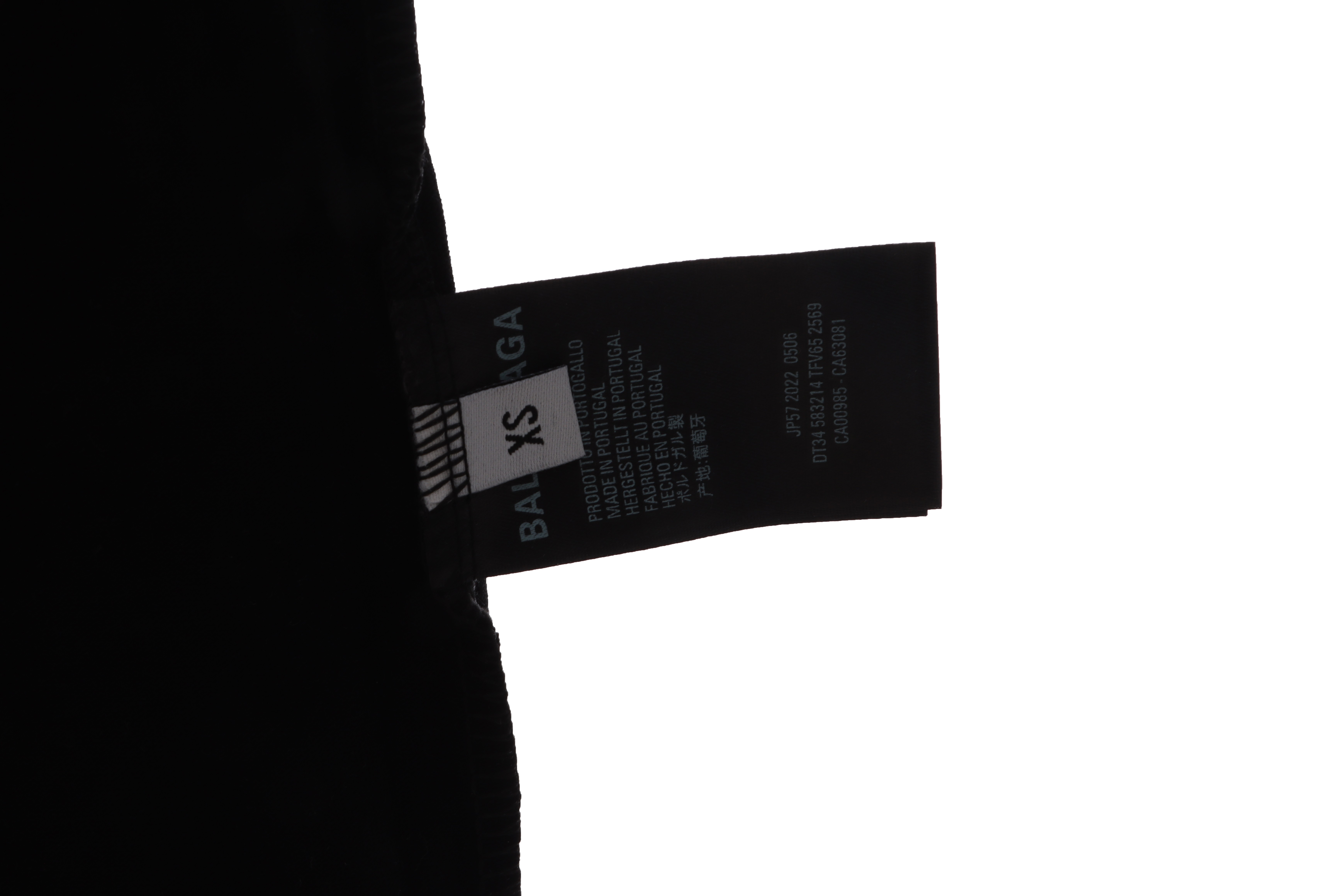 Balenciaga mailbox print short sleeves black