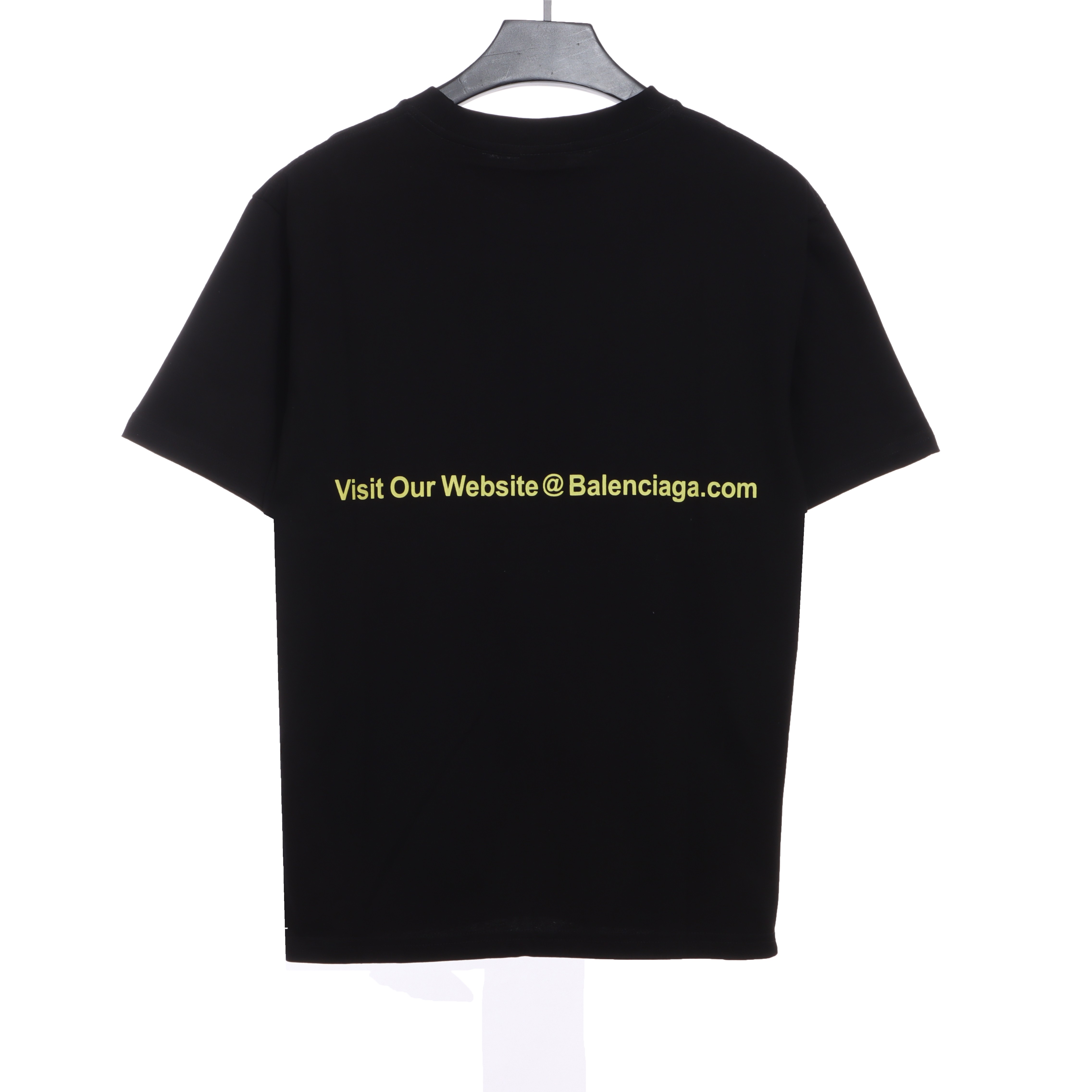 Balenciaga Mailbox Printed Short Sleeve Black
