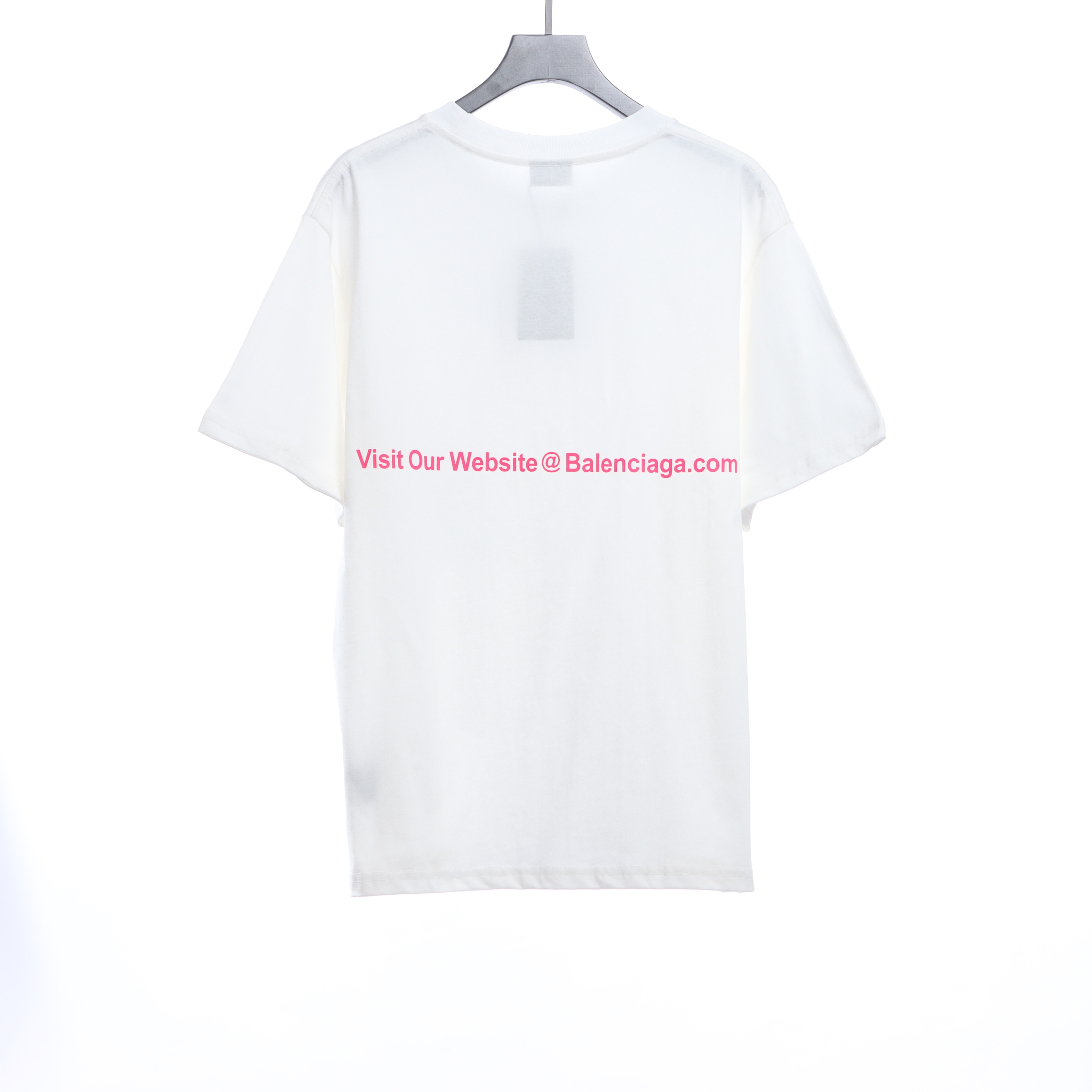 Balenciaga Mailbox Printed Short Sleeve White
