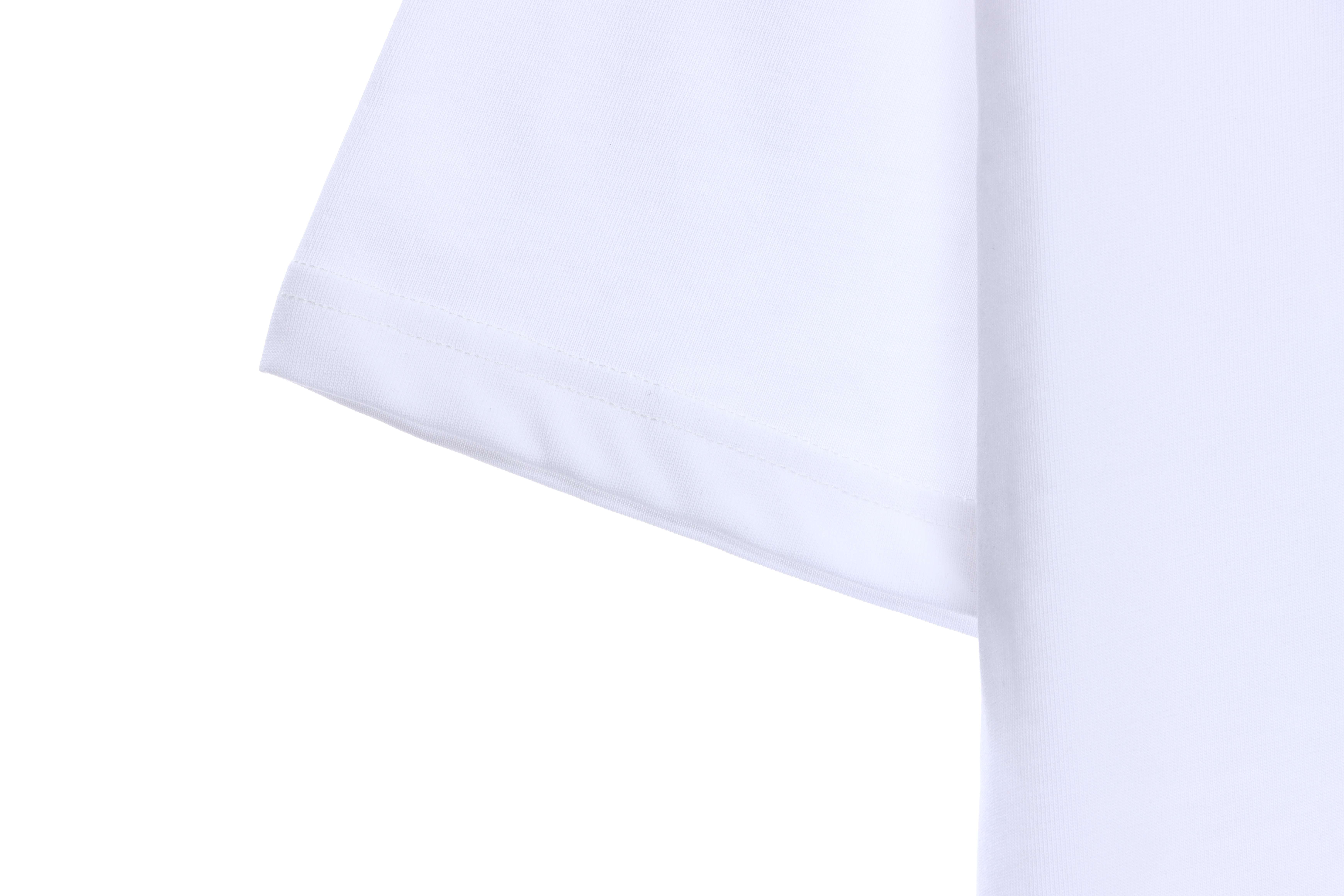 Balenciaga Melt English Print Short Sleeve White