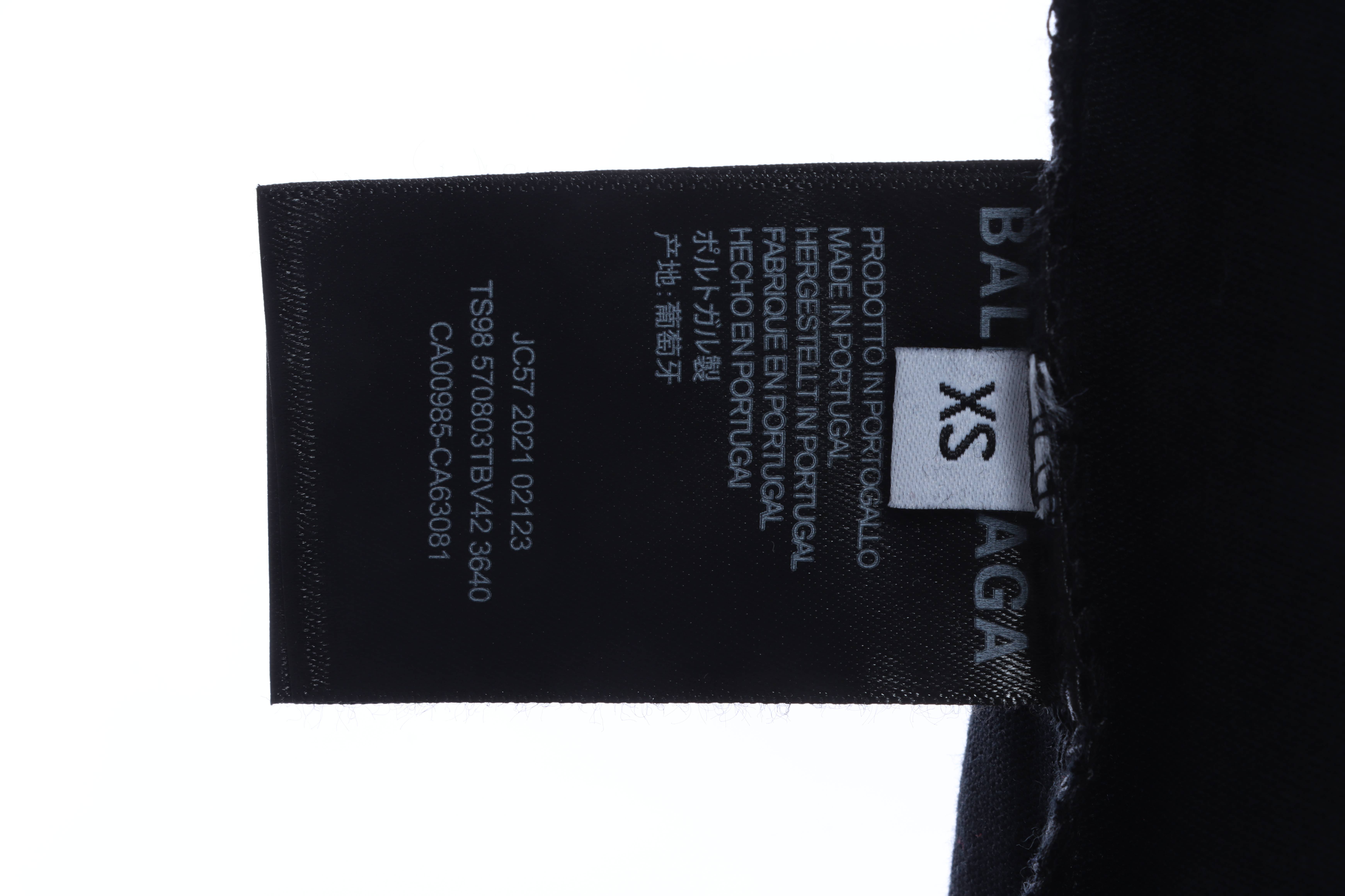 Balenciaga multilingual short-sleeve black