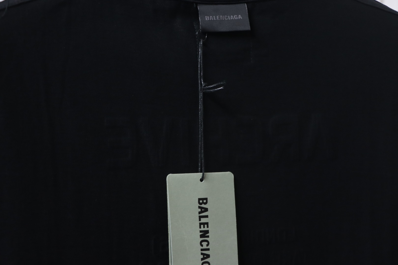 Balenciaga Music Capsule Collection Cracked Arrow Print Short Sleeve Black