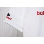 Balenciaga new 3b large m front and back letters embroidered short sleeves white