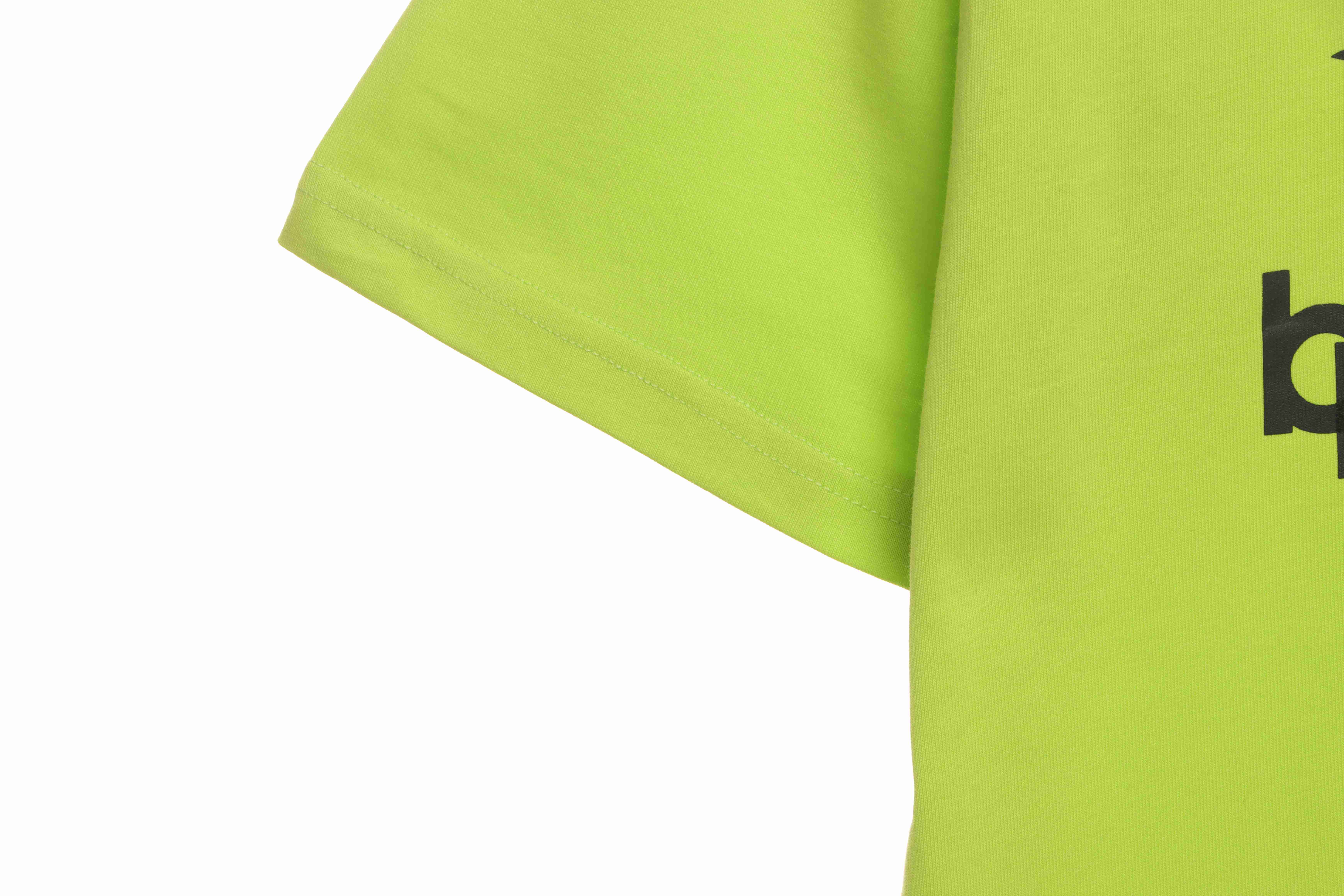 Balenciaga Overlapping LOGO Short Sleeve Green