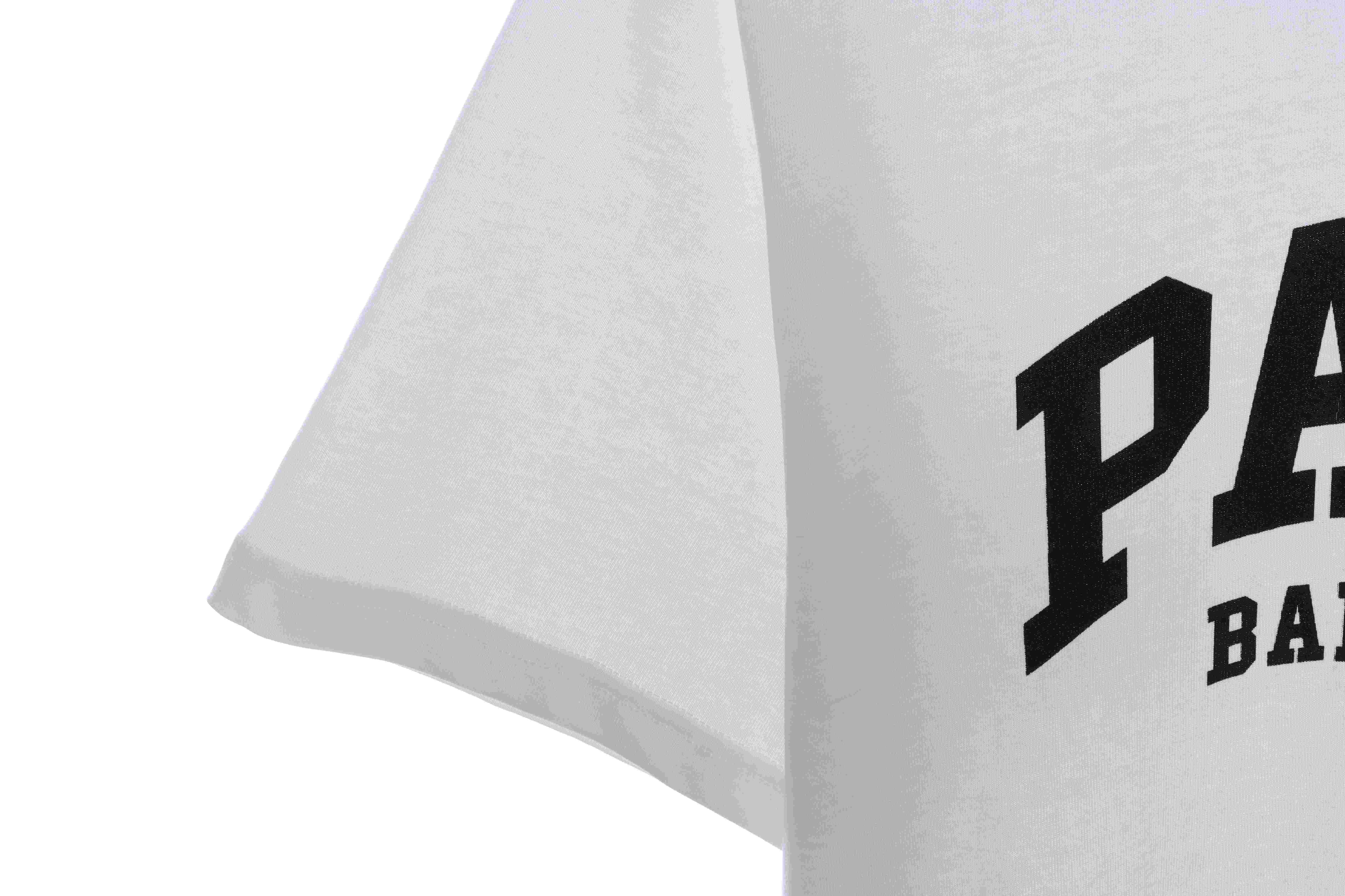 Balenciaga PARIS printed short sleeves White