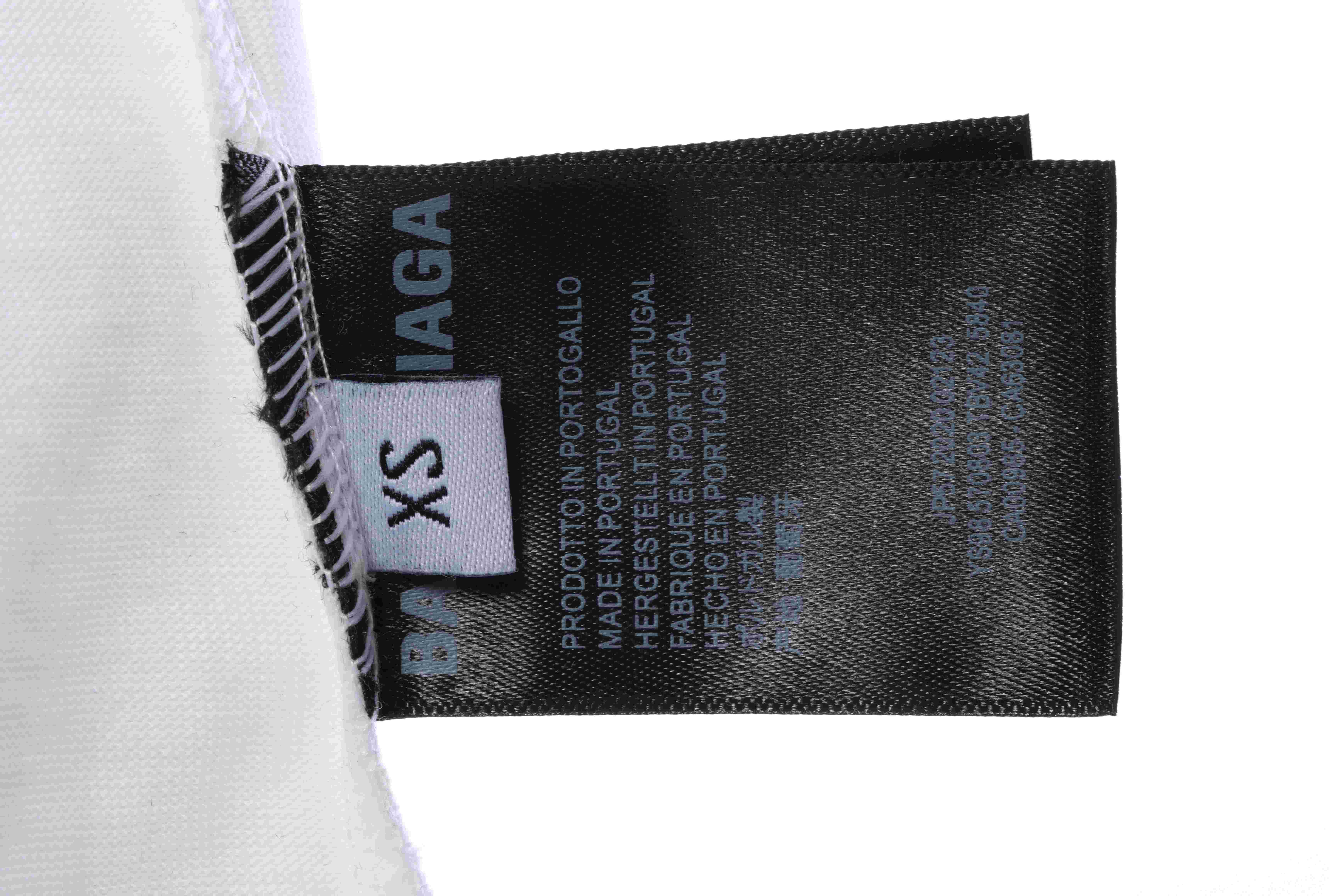 Balenciaga PARIS printed short sleeves White