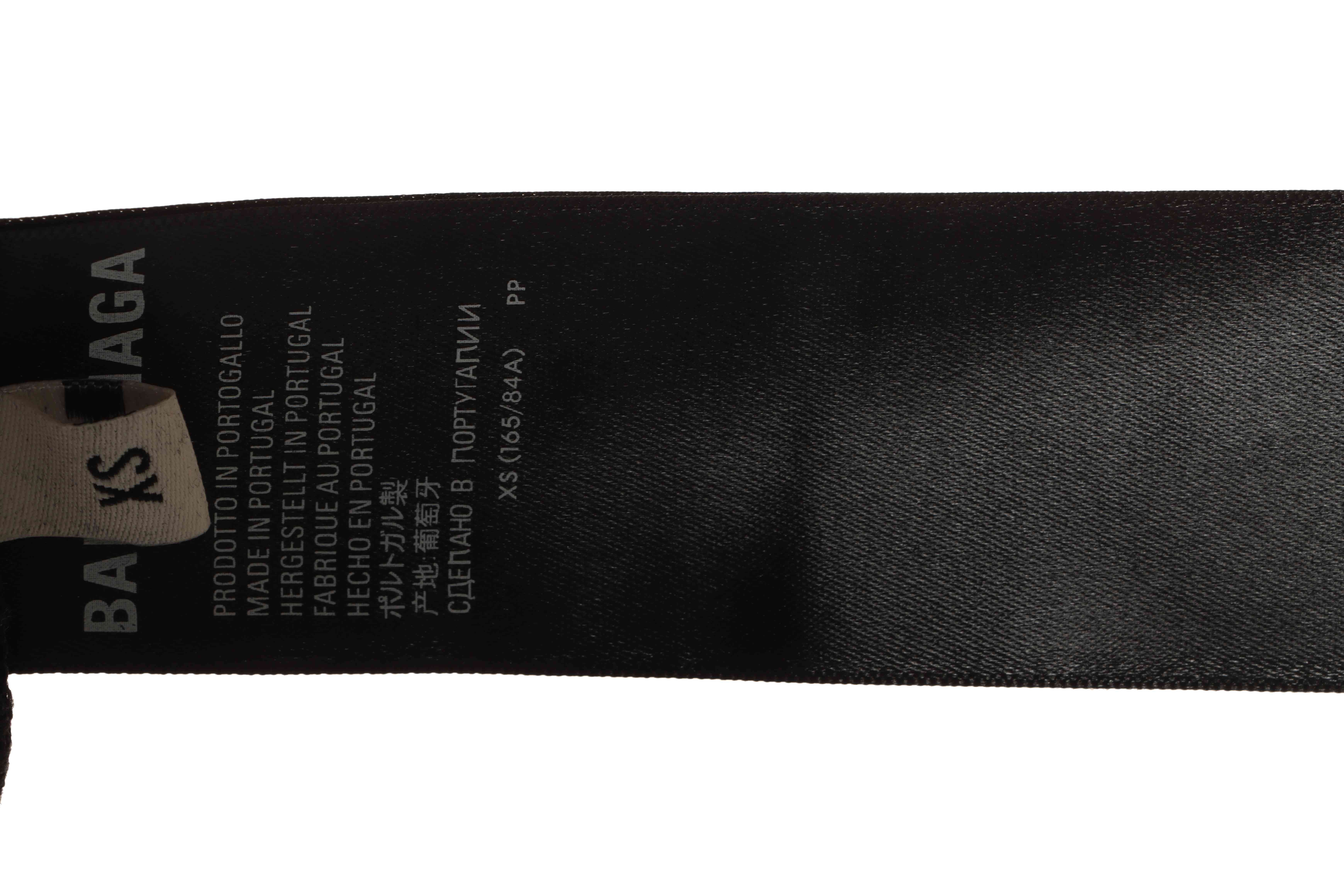 Balenciaga patchwork embroidered jersey short sleeves black