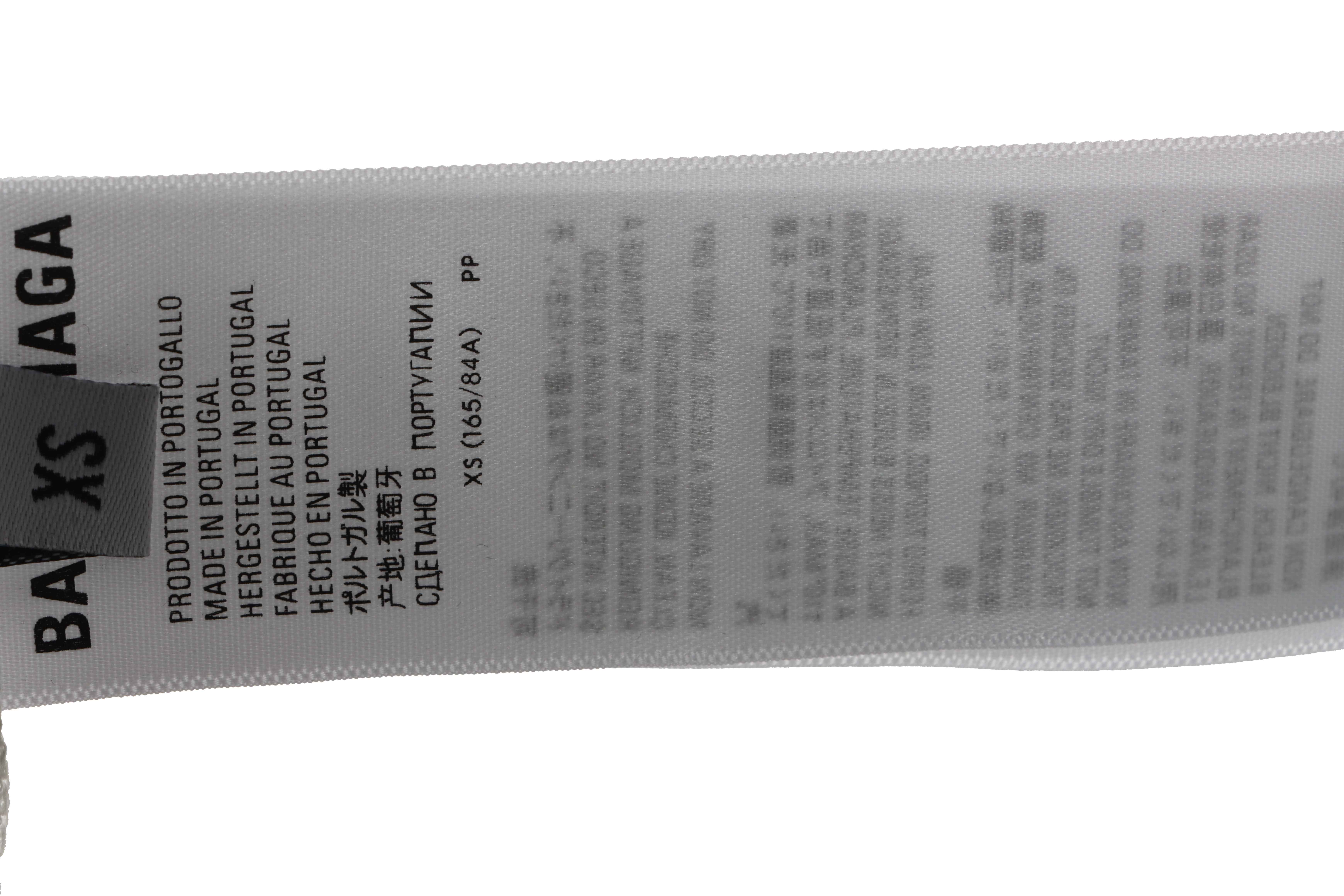 Balenciaga patchwork embroidered jersey short sleeves white