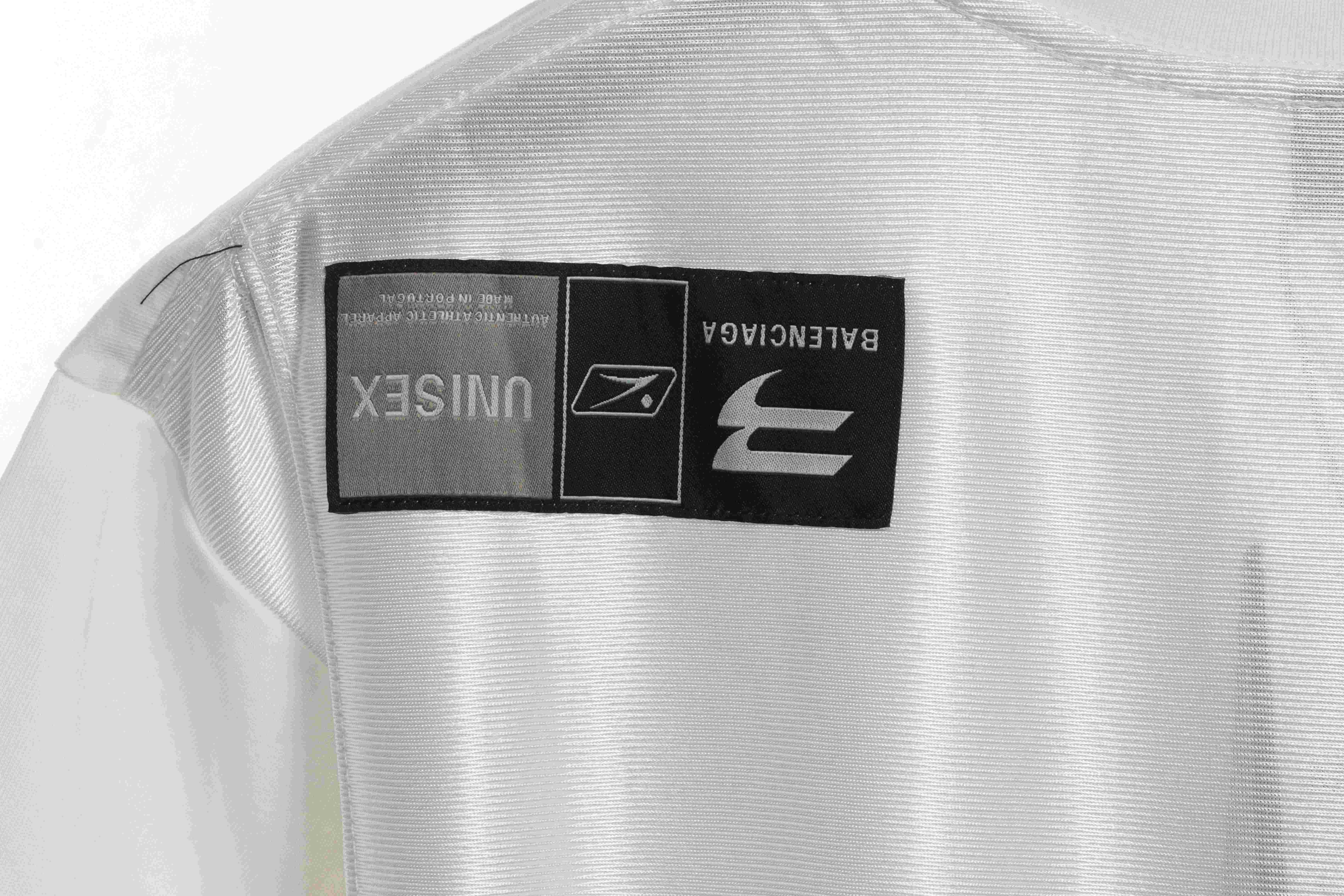 Balenciaga patchwork embroidered jersey short sleeves white