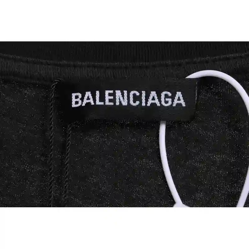 Balenciaga rhino print distressed short-sleeve