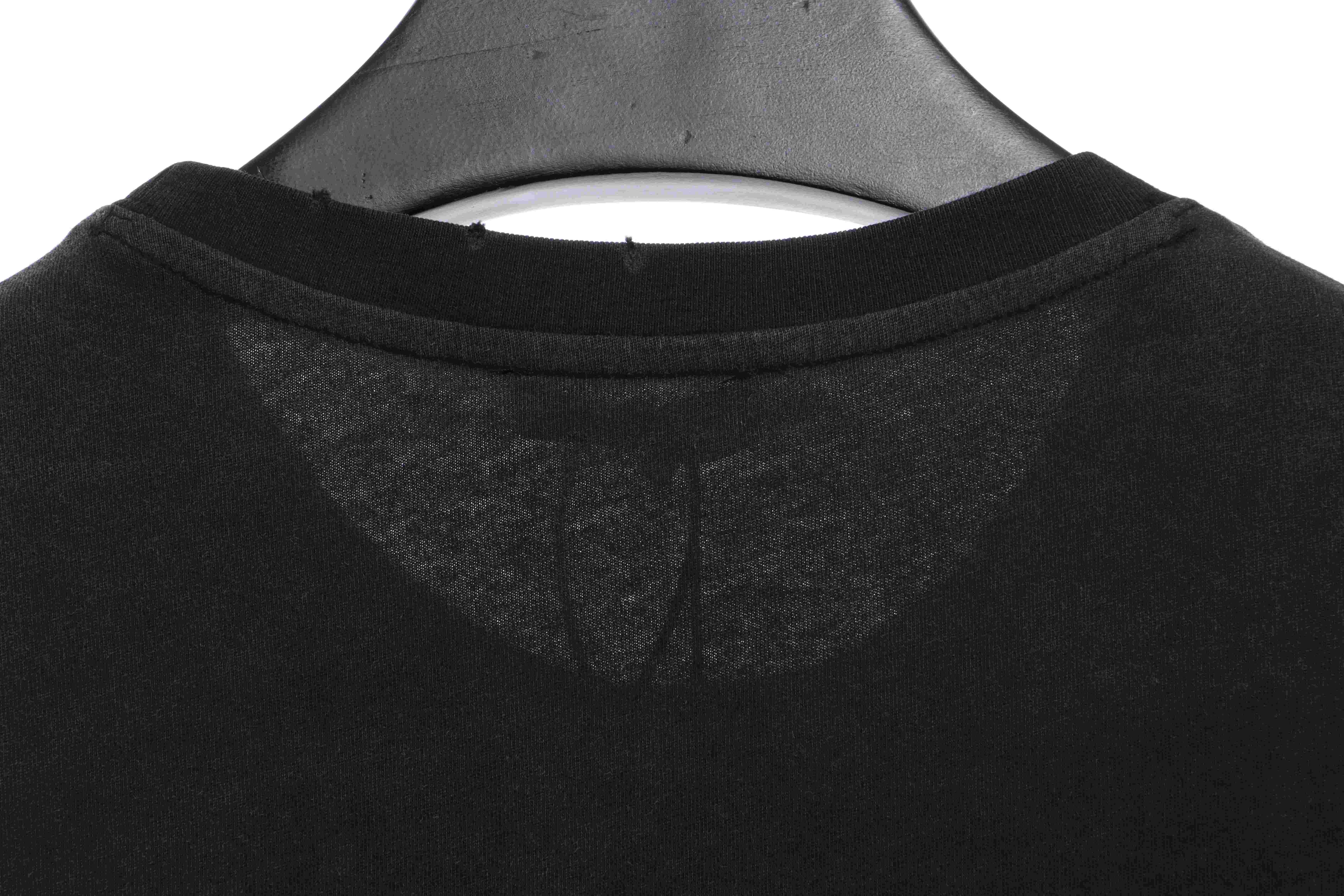 Balenciaga rhino print distressed short-sleeve