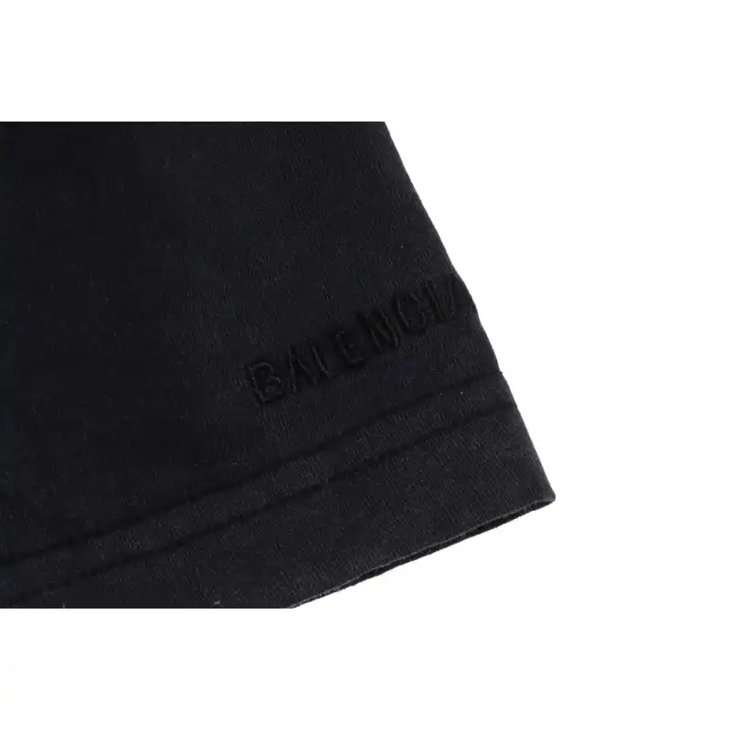 Balenciaga rhino print distressed short-sleeve
