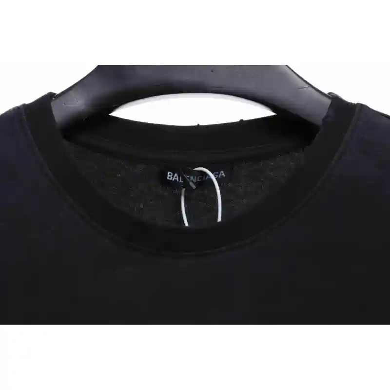Balenciaga rhino print distressed short-sleeve