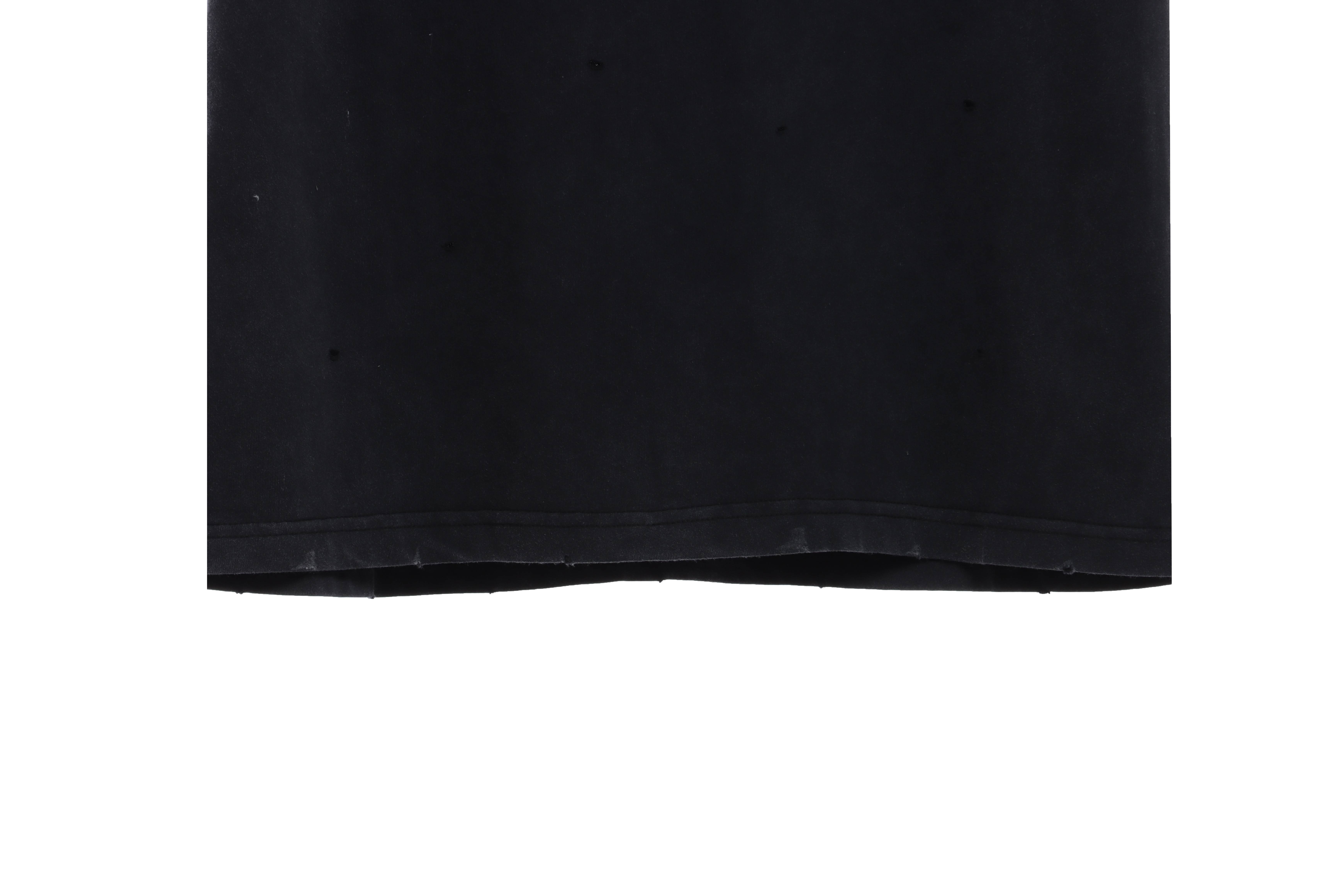 Balenciaga rhino print distressed short-sleeve