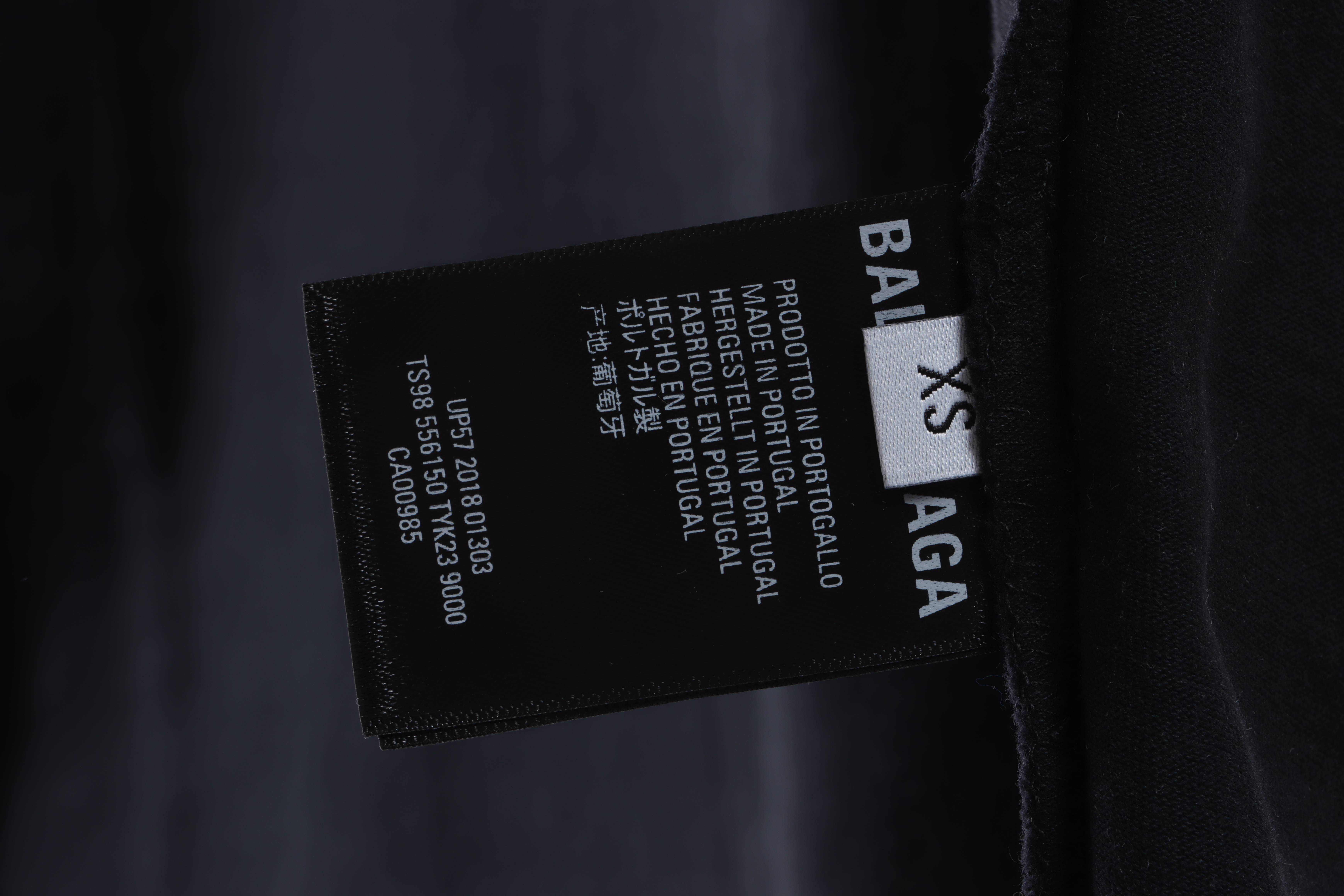 Balenciaga rhino print distressed short-sleeve