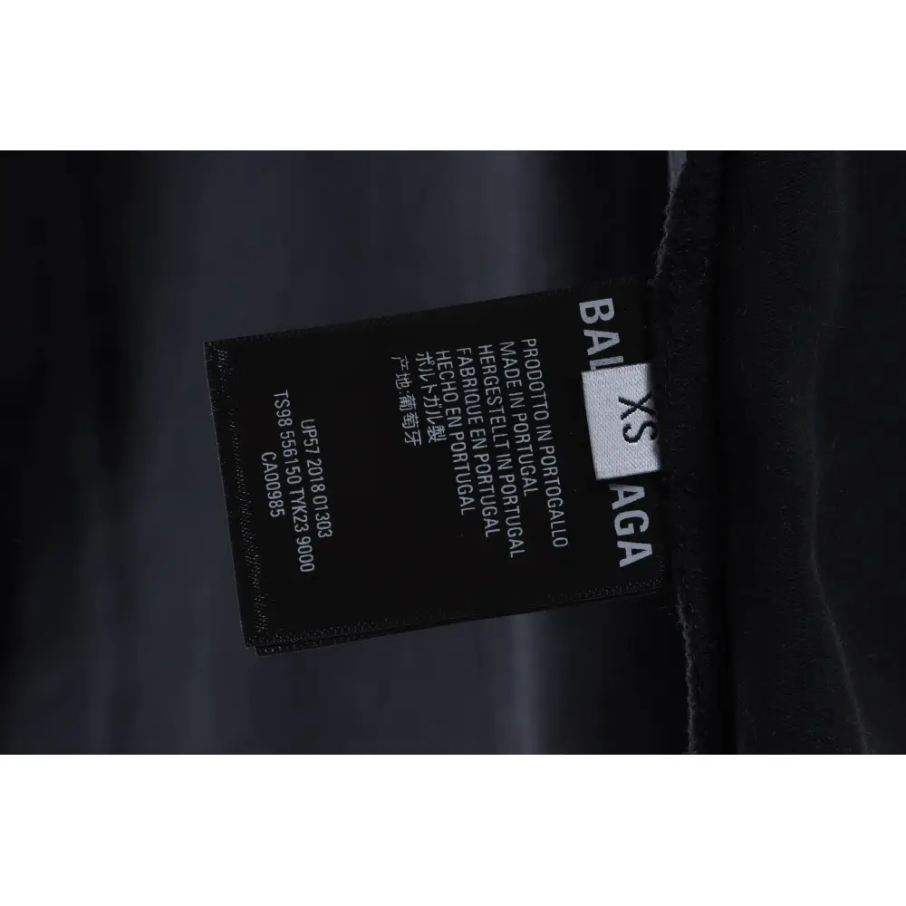Balenciaga rhino print distressed short-sleeve